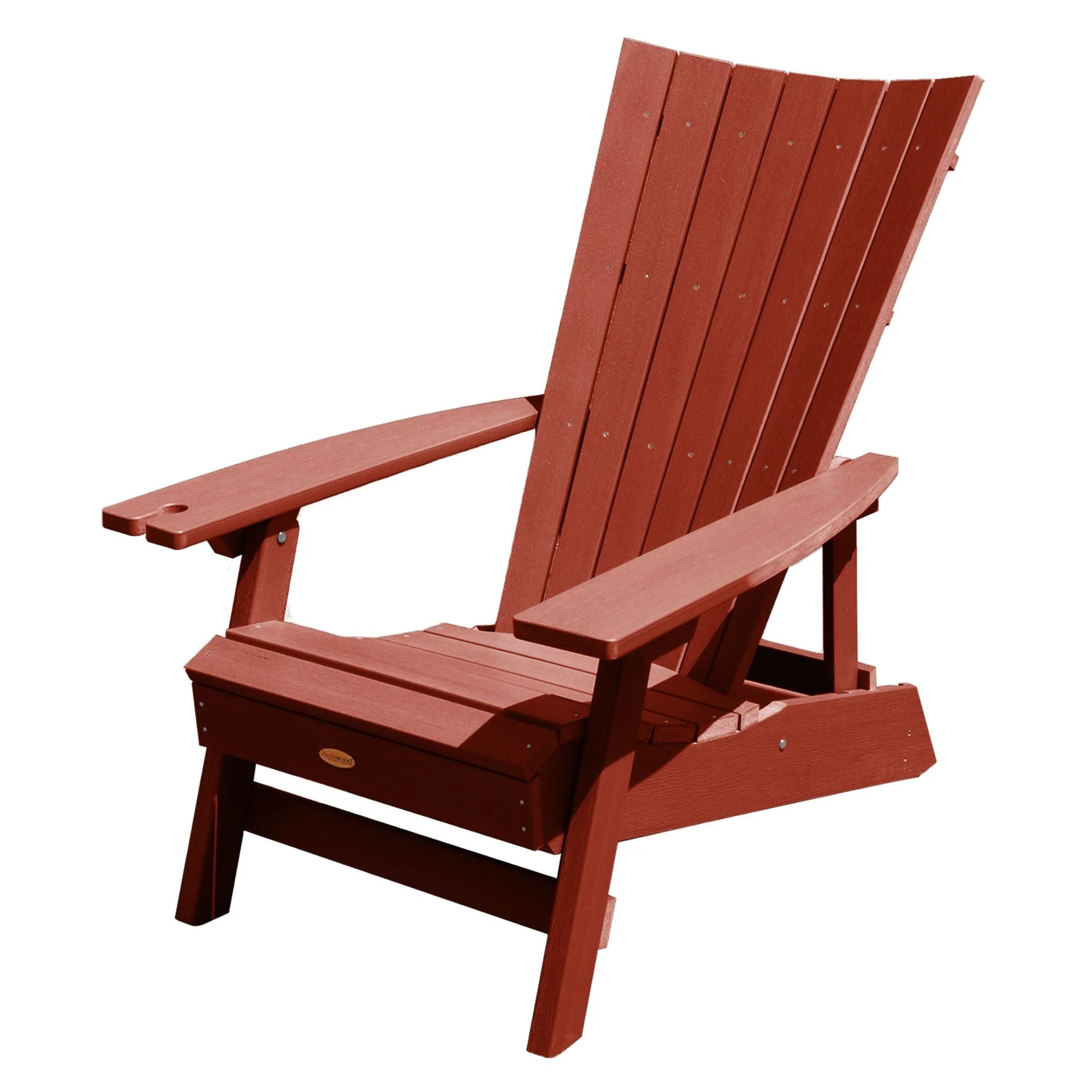 Refurbished Manhattan Beach Adirondack Chair with Wine Glass Holder - Image 14