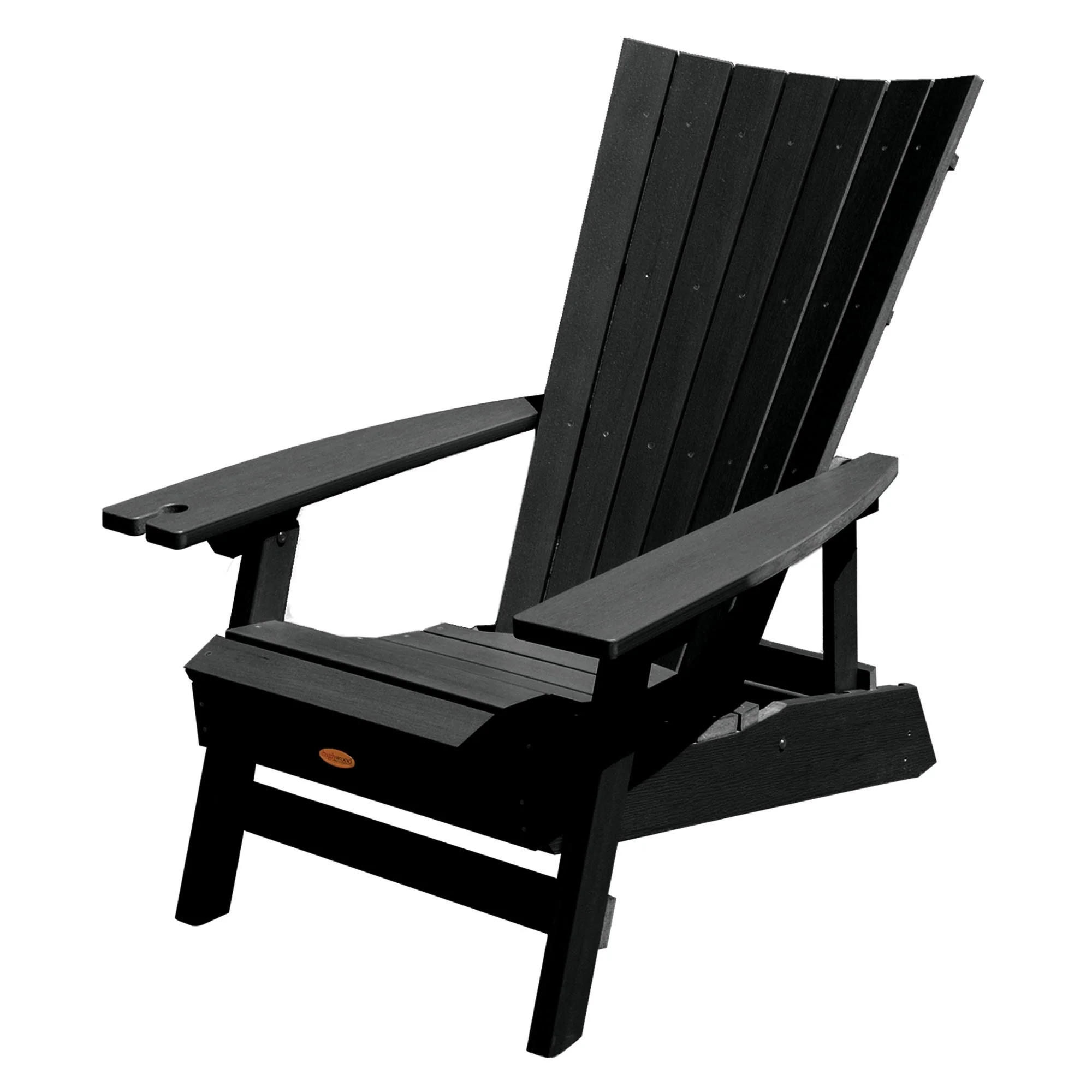 Refurbished Manhattan Beach Adirondack Chair with Wine Glass Holder - Image 5