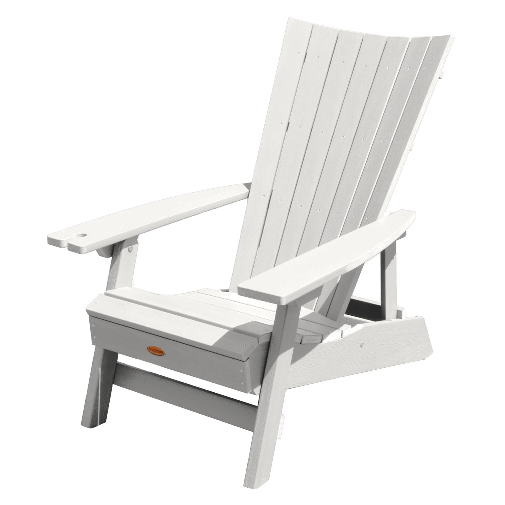 Refurbished Manhattan Beach Adirondack Chair with Wine Glass Holder - Image 6