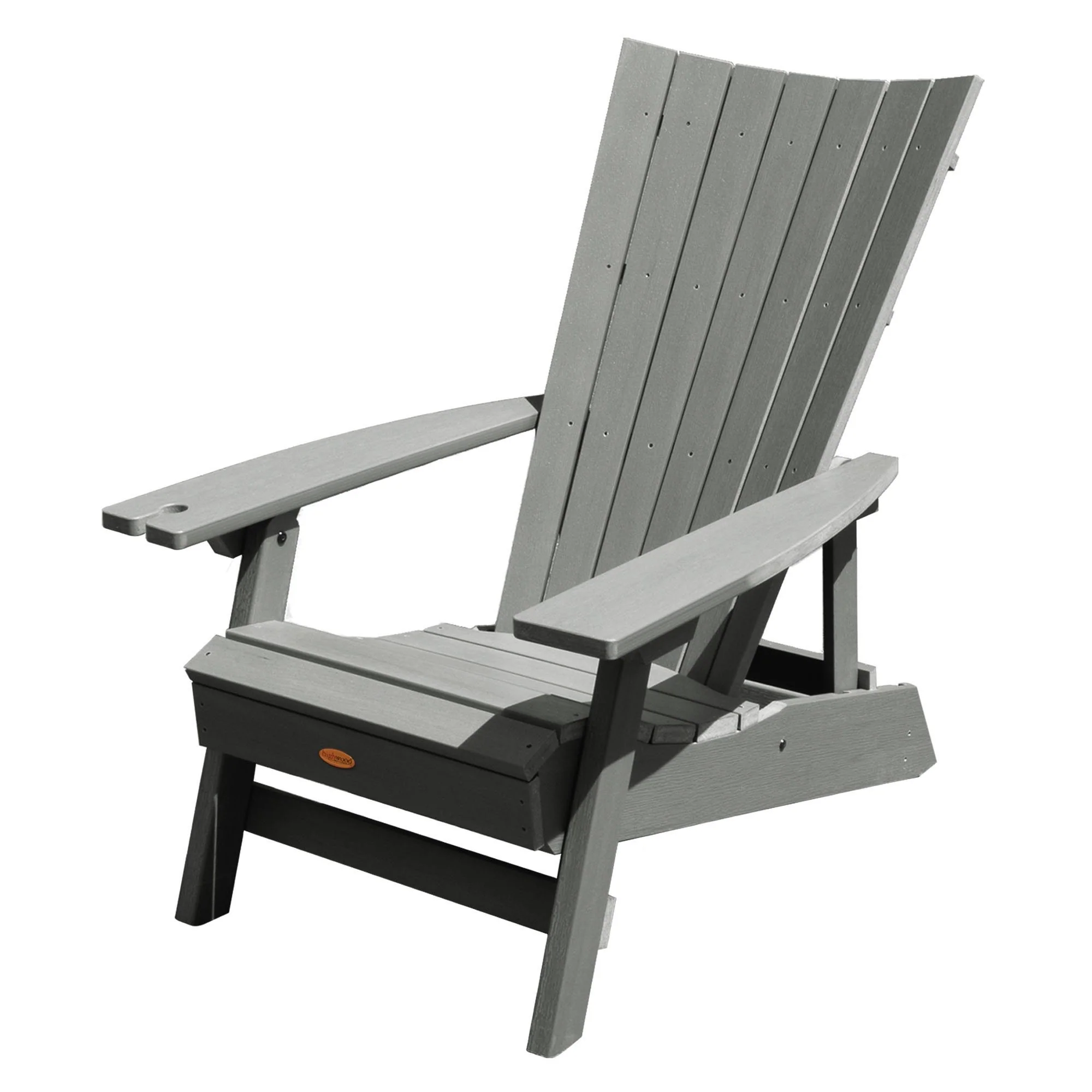 Refurbished Manhattan Beach Adirondack Chair with Wine Glass Holder - Image 9