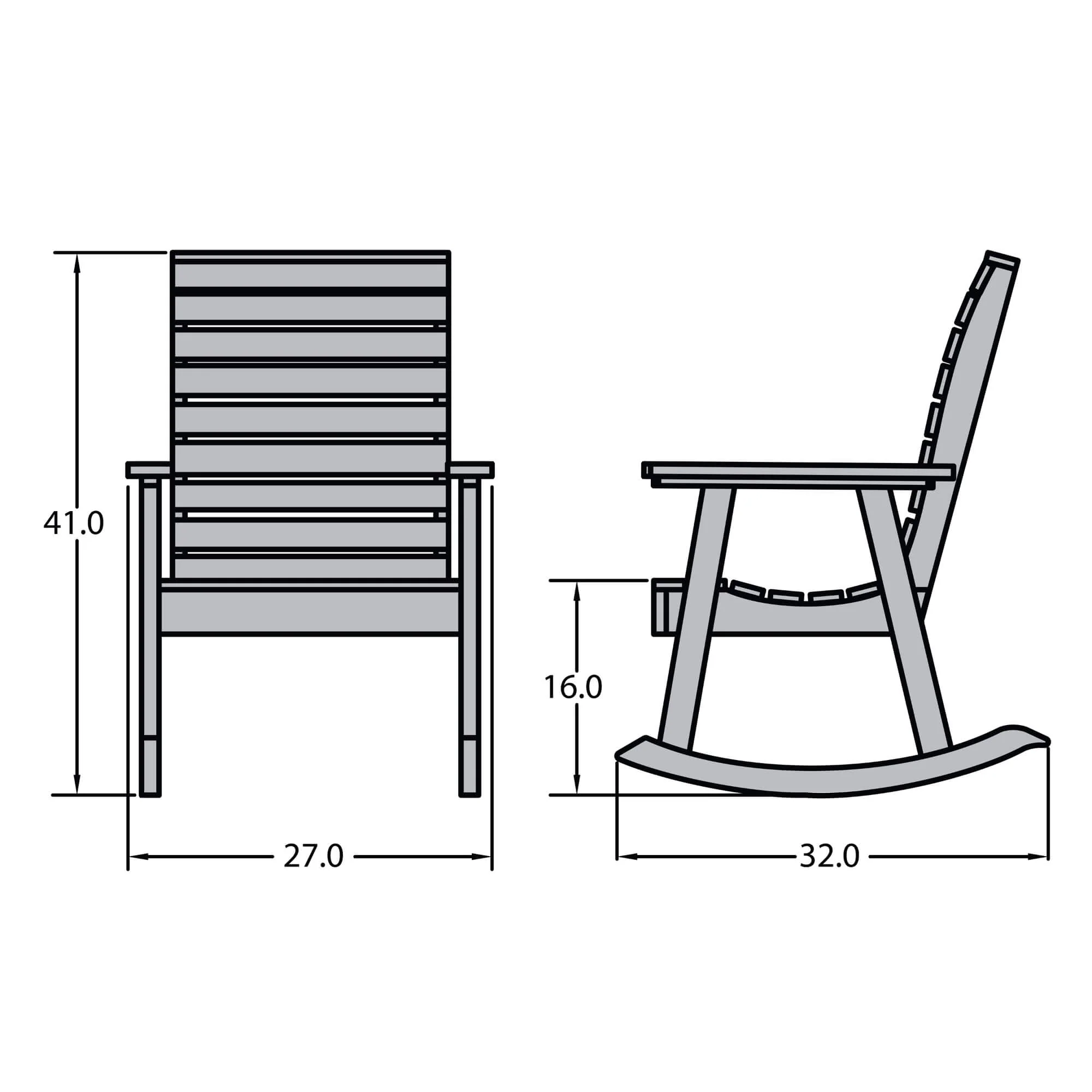 Refurbished Weatherly Rocking Chair - Image 24