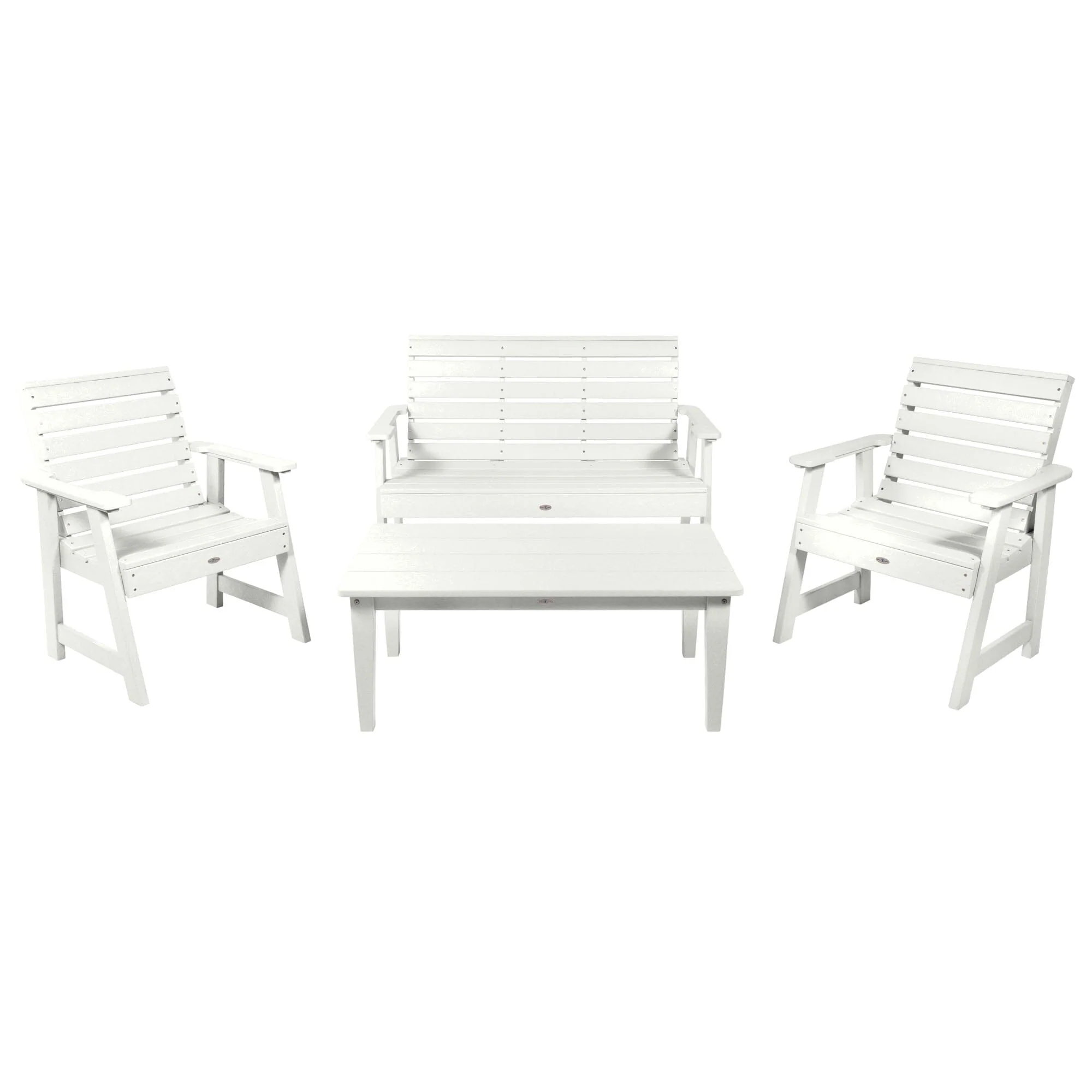 Riverside Garden Bench 4ft, 2 Garden Chairs, and Conversation Table Set - Image 13