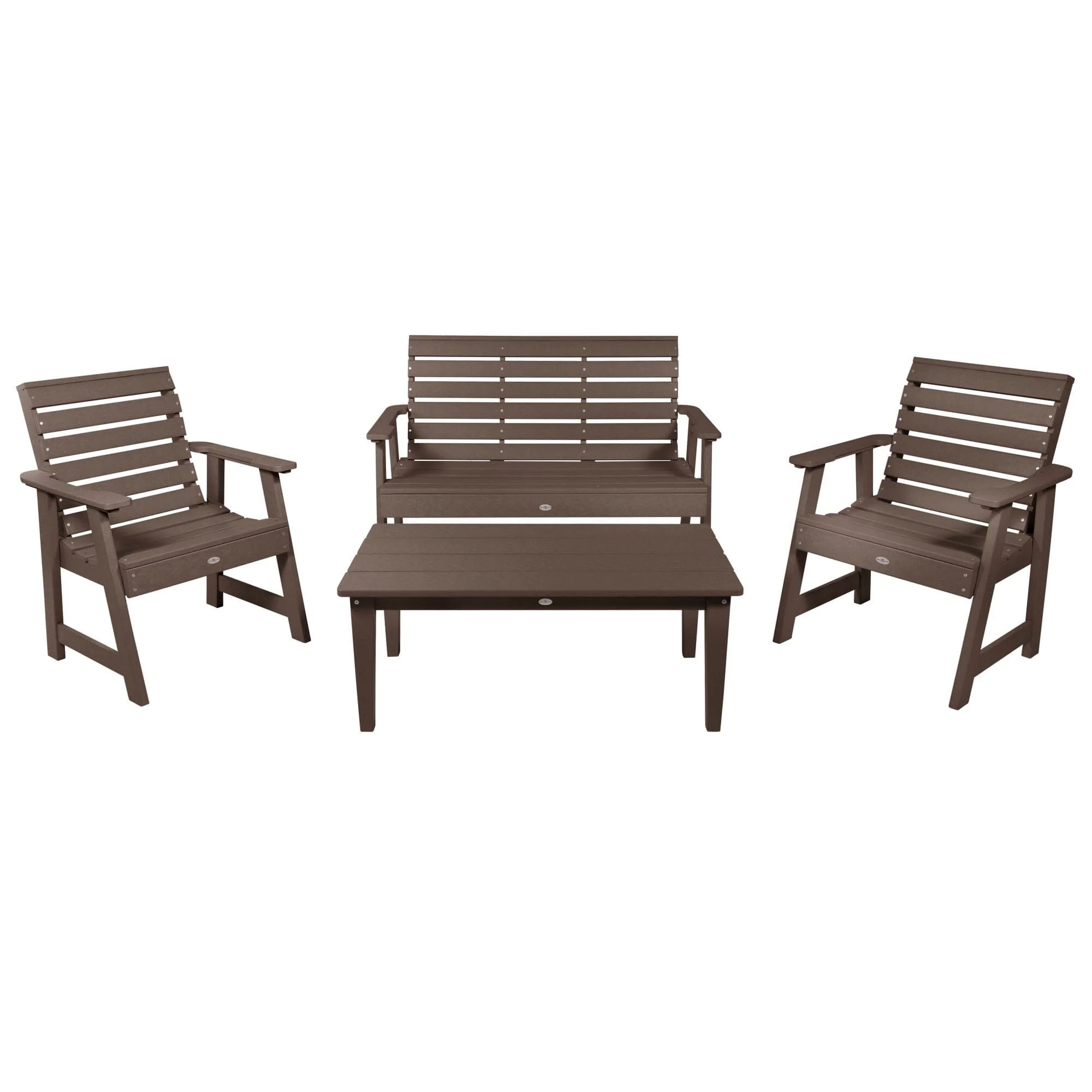 Riverside Garden Bench 4ft, 2 Garden Chairs, and Conversation Table Set - Image 15