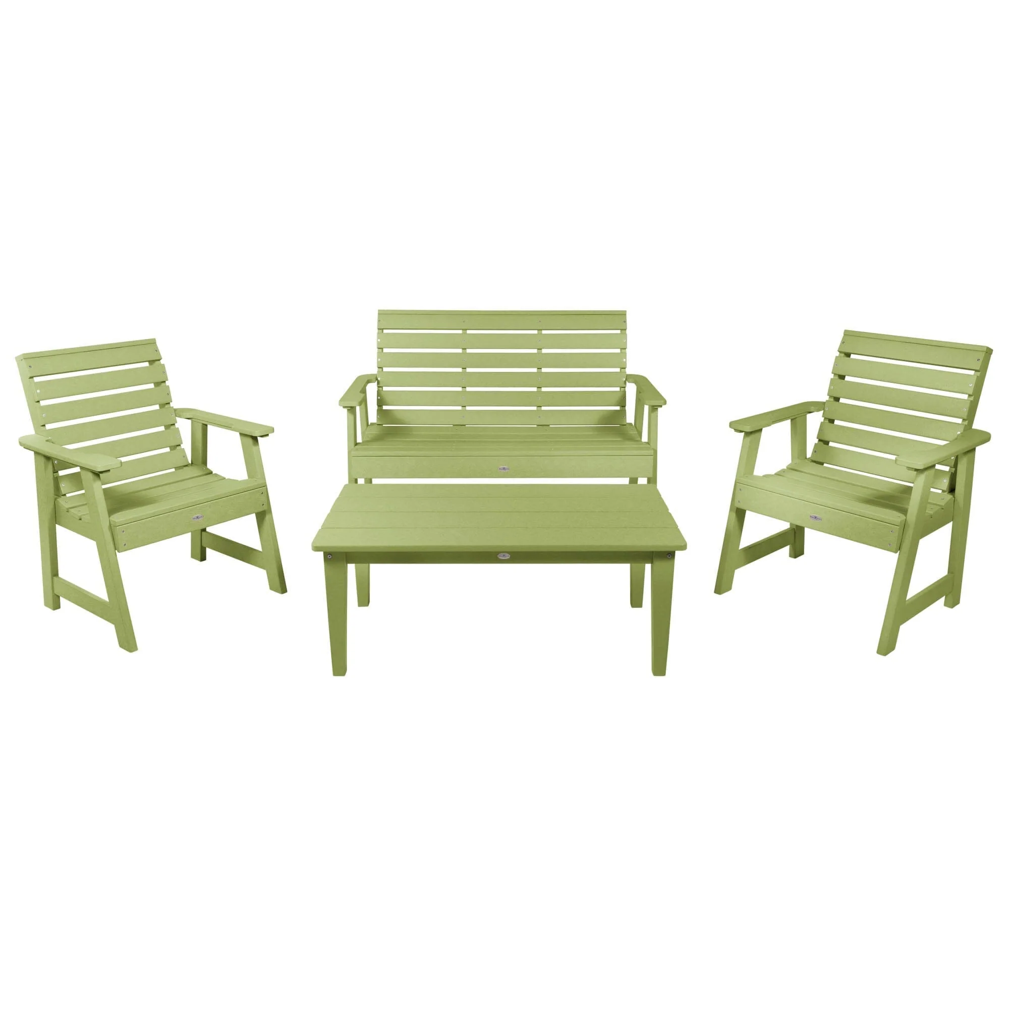 Riverside Garden Bench 4ft, 2 Garden Chairs, and Conversation Table Set - Image 18