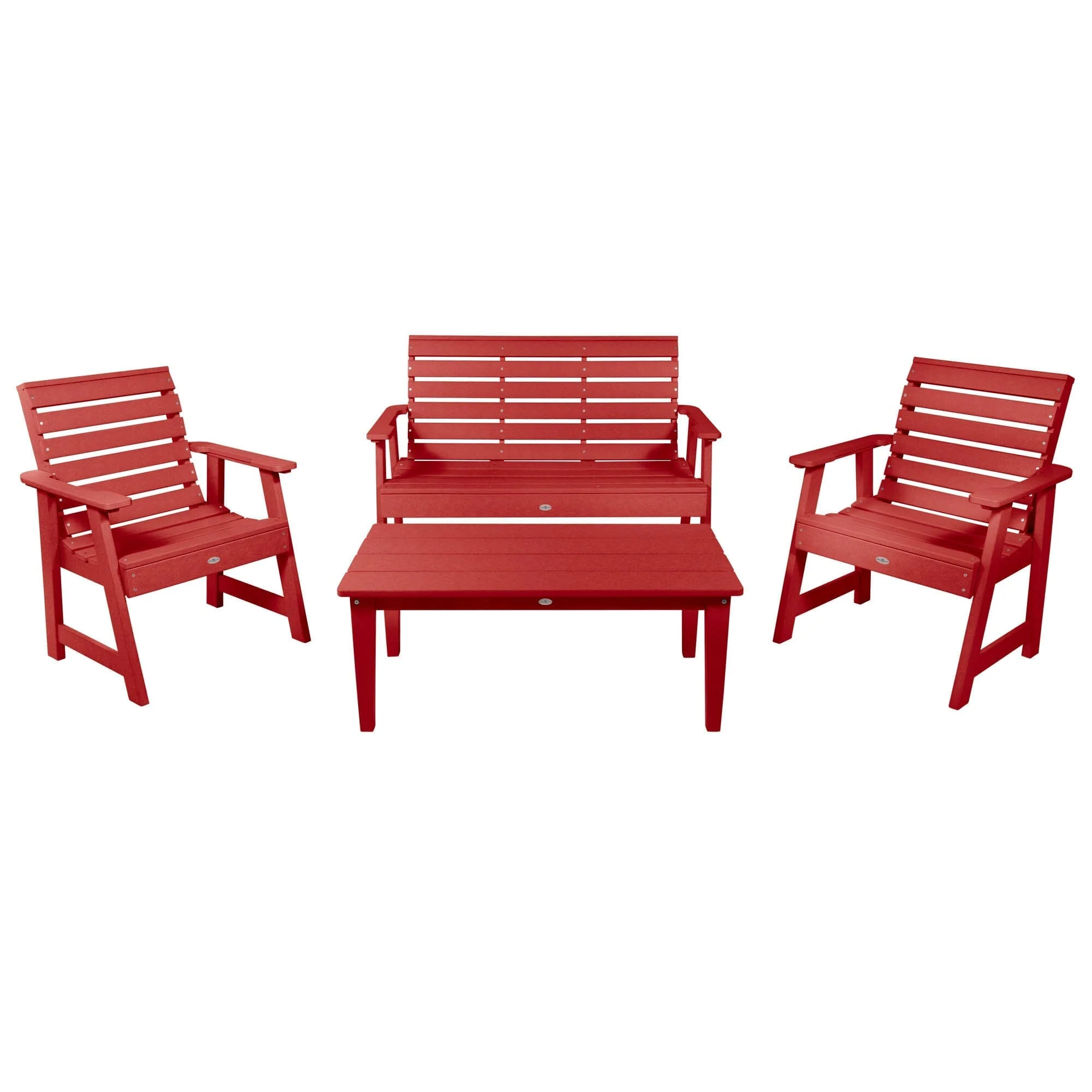 Riverside Garden Bench 4ft, 2 Garden Chairs, and Conversation Table Set - Image 5