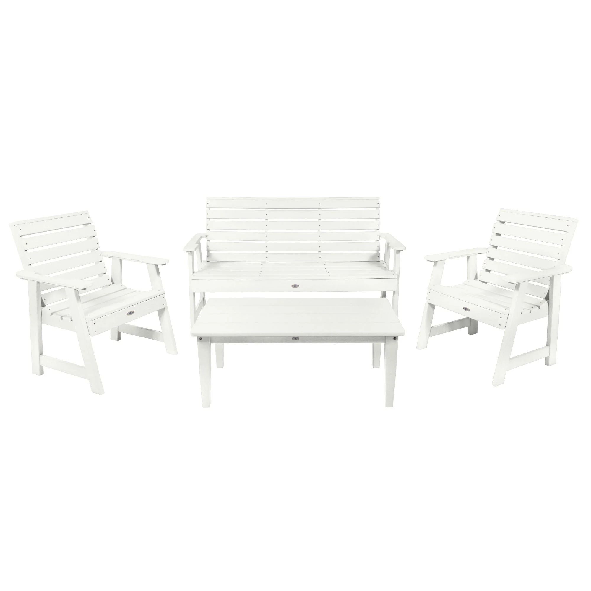 Riverside Garden Bench 5ft, 2 Garden Chairs and Conversation Table Set - Image 13
