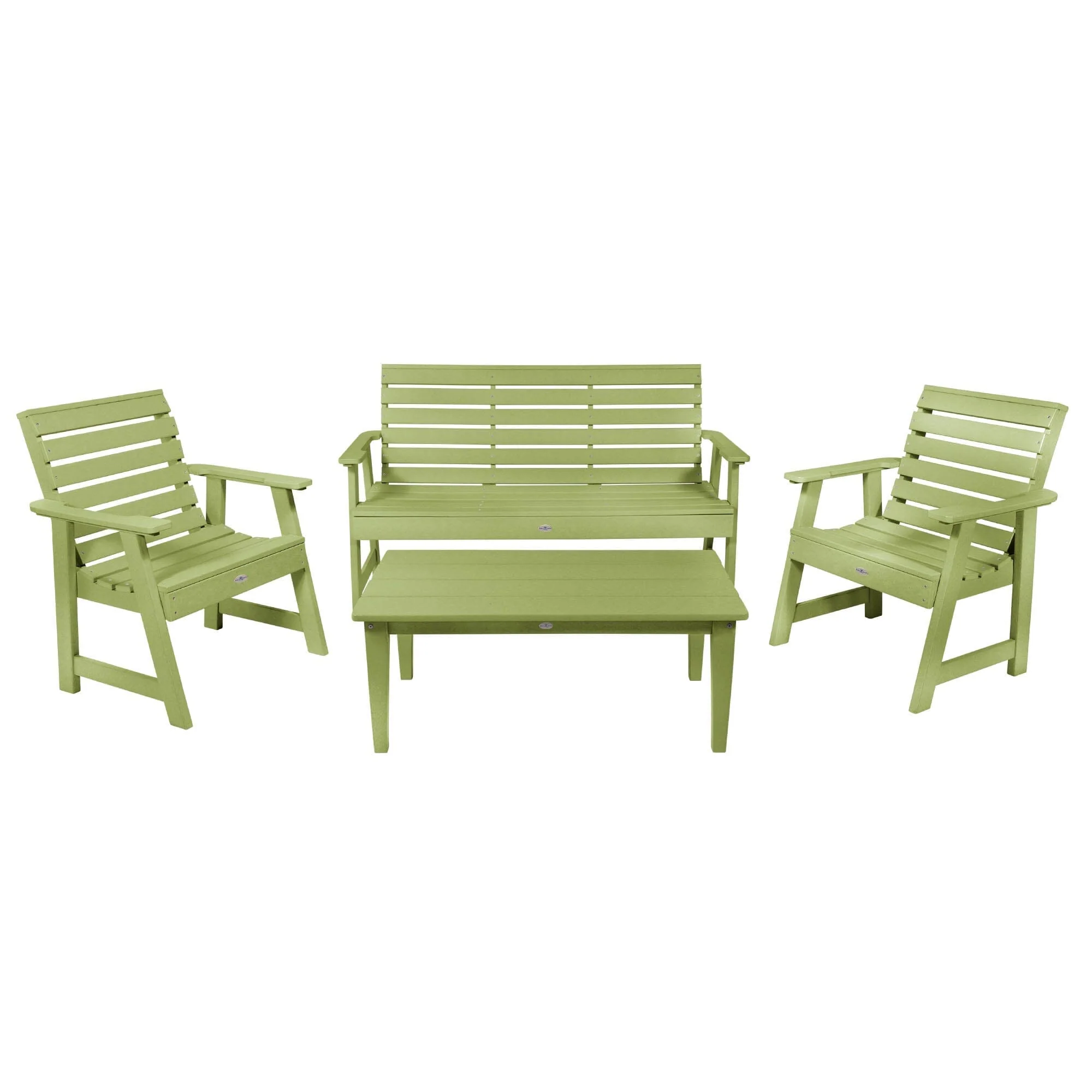 Riverside Garden Bench 5ft, 2 Garden Chairs and Conversation Table Set - Image 17