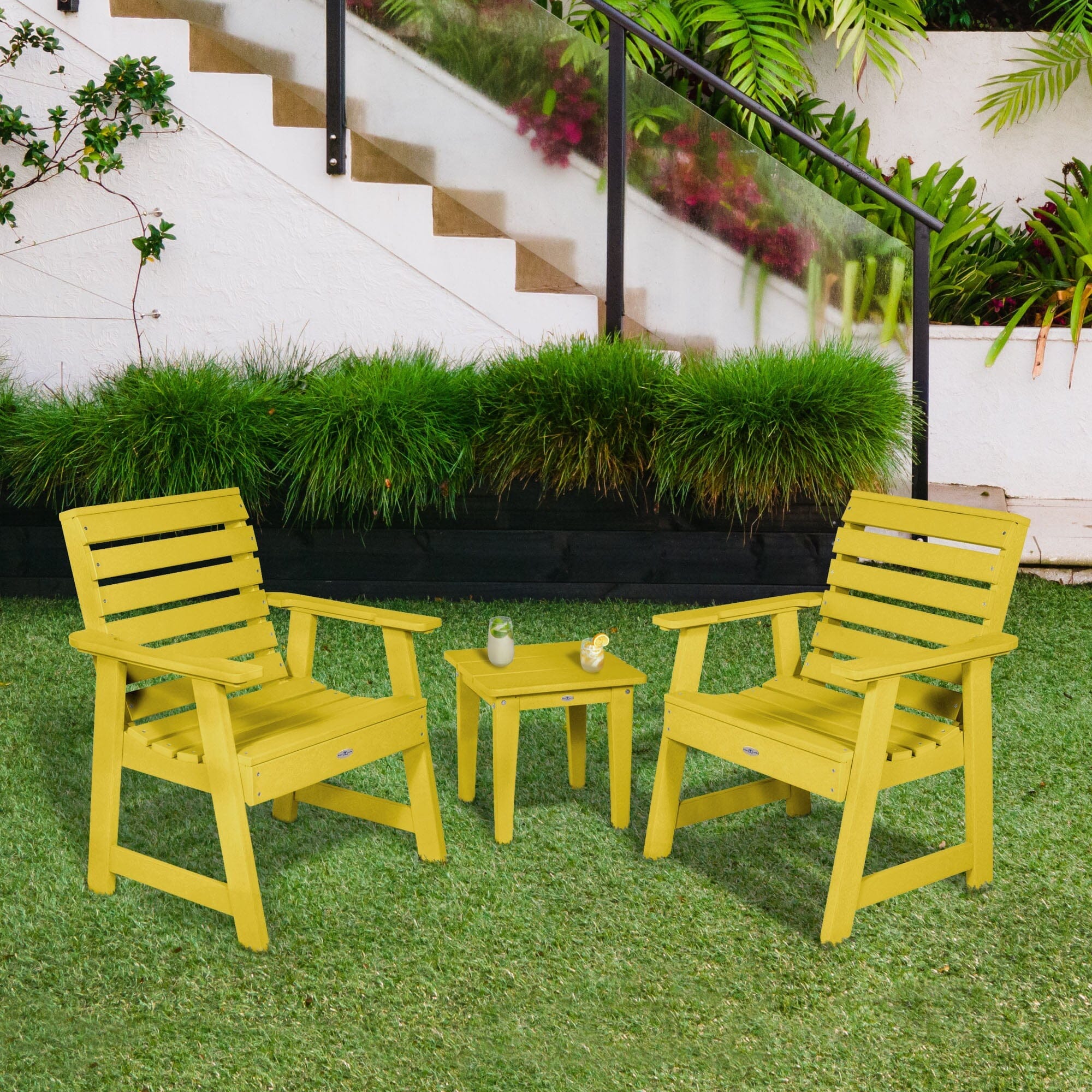 Two Riverside Garden Chairs and Side Table Set - Image 20