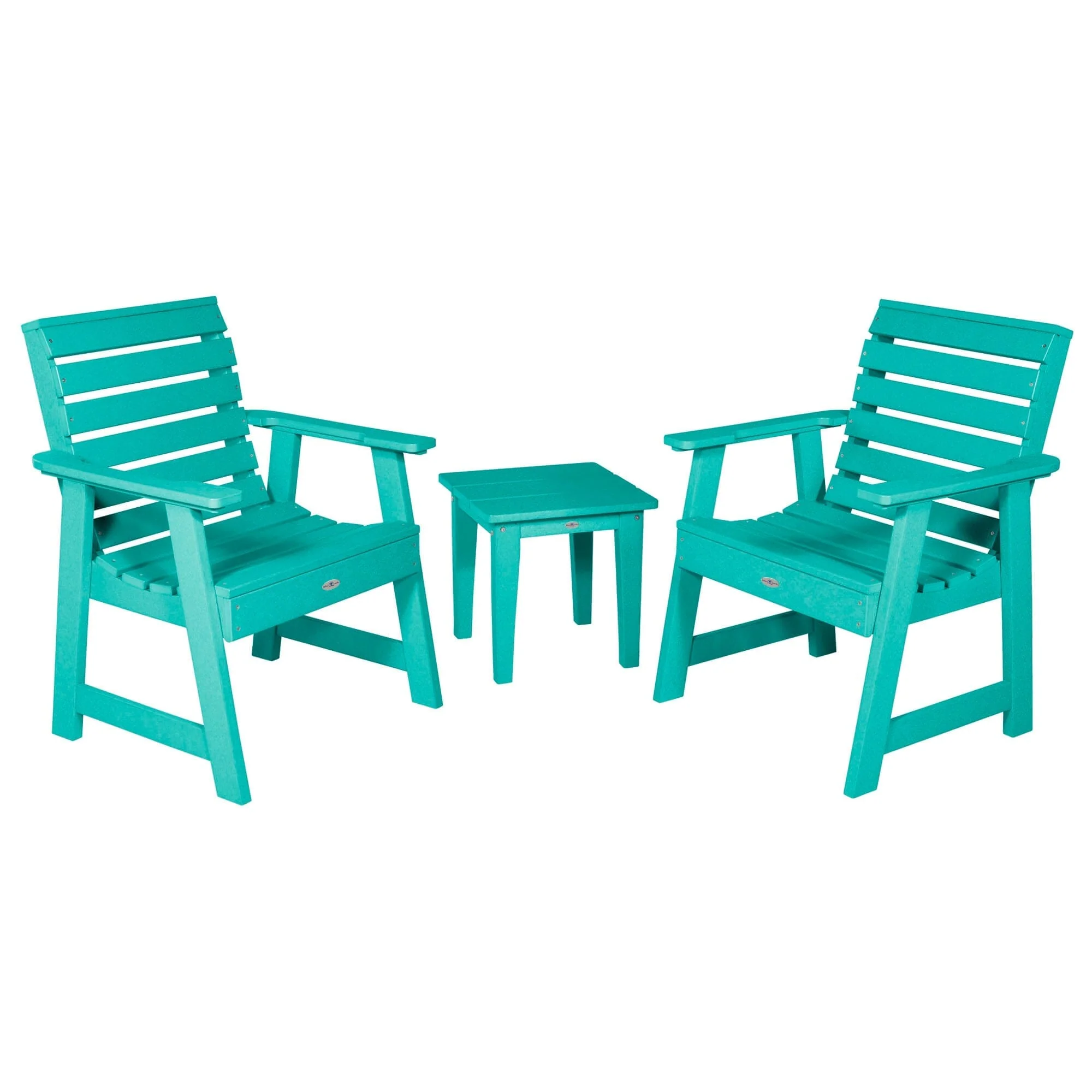 Two Riverside Garden Chairs and Side Table Set - Image 3
