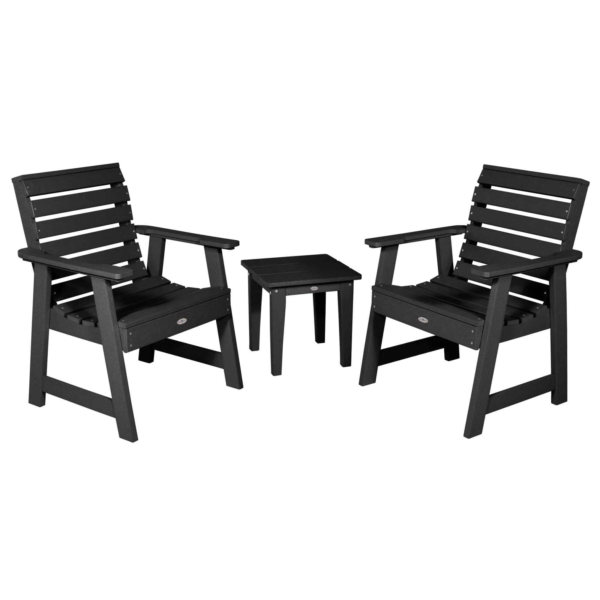 Two Riverside Garden Chairs and Side Table Set - Image 7