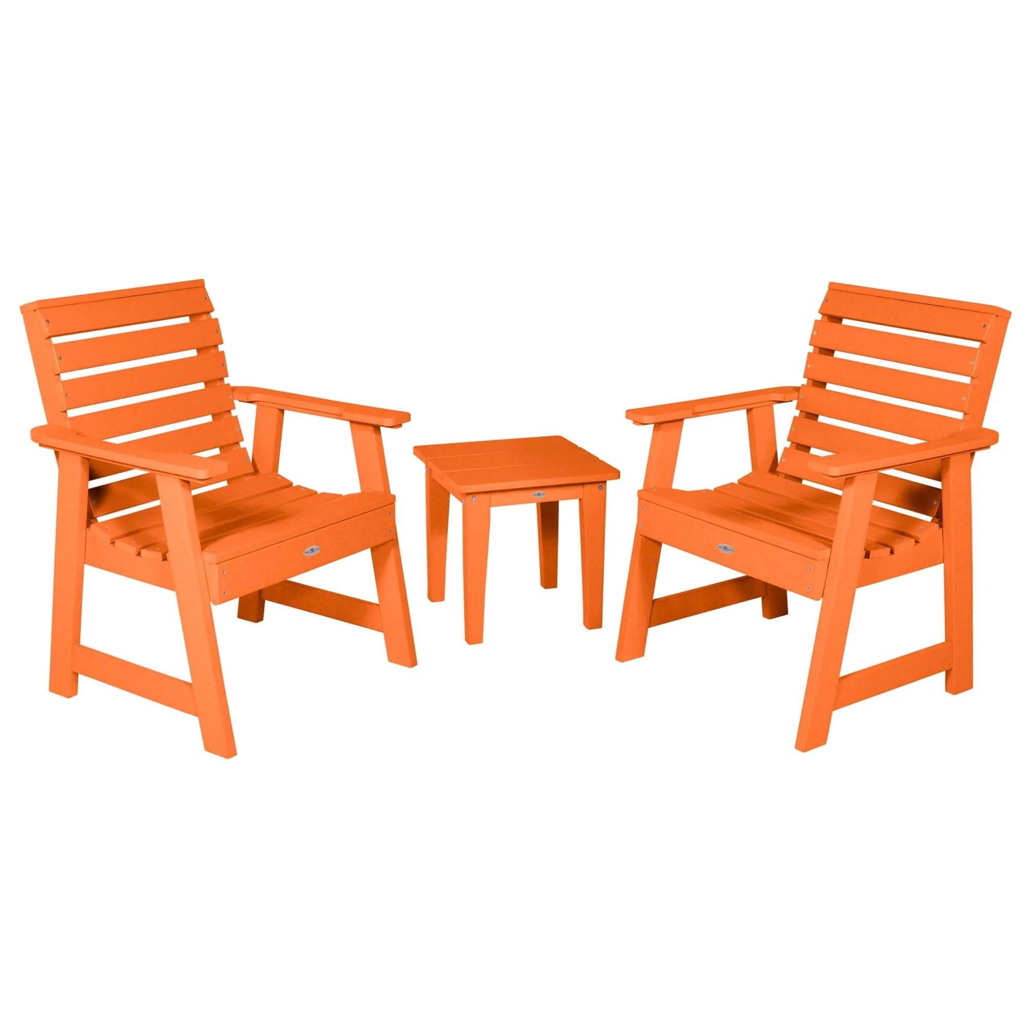 Two Riverside Garden Chairs and Side Table Set - Image 9