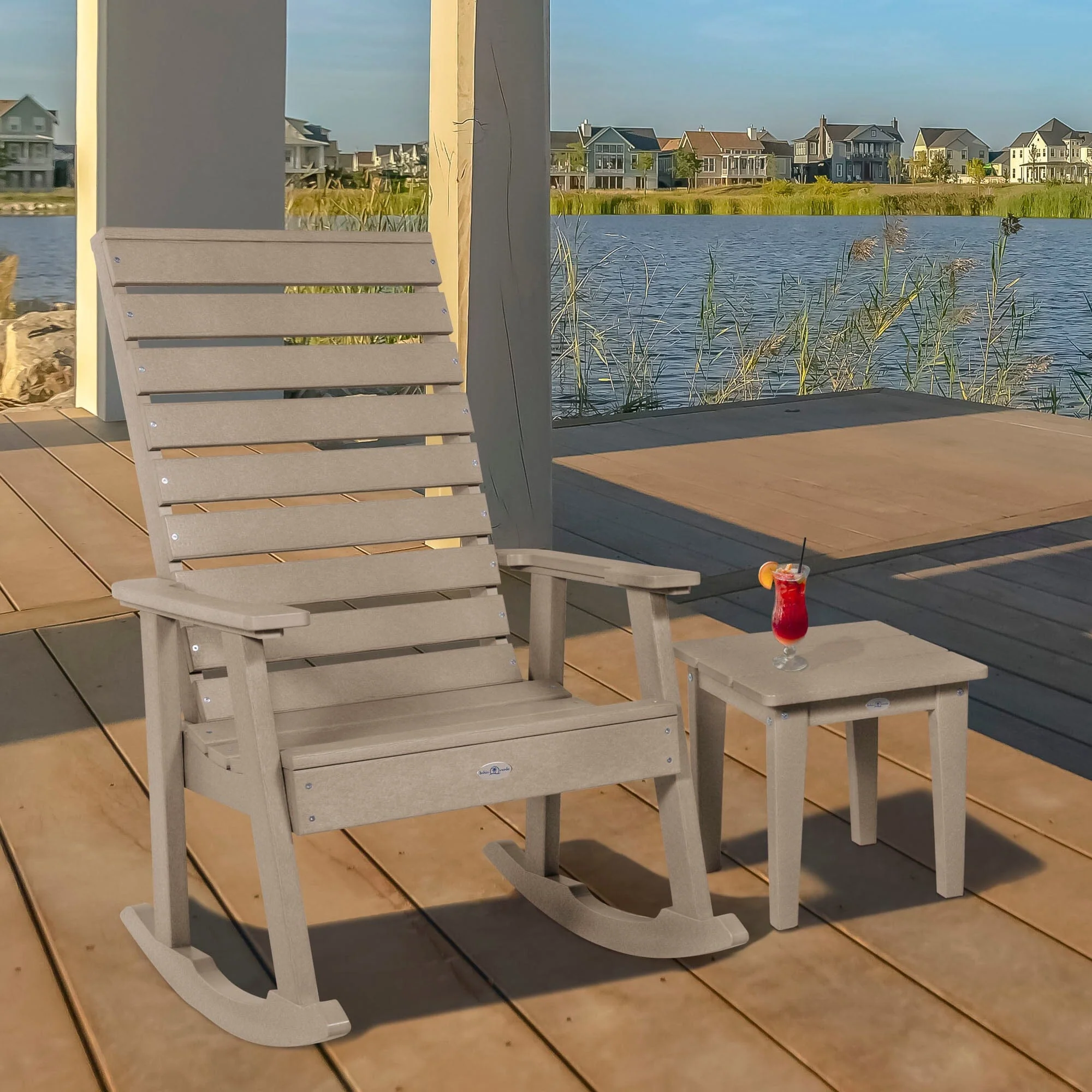 Riverside Rocking Chair and Side Table 2pc Set - Image 12