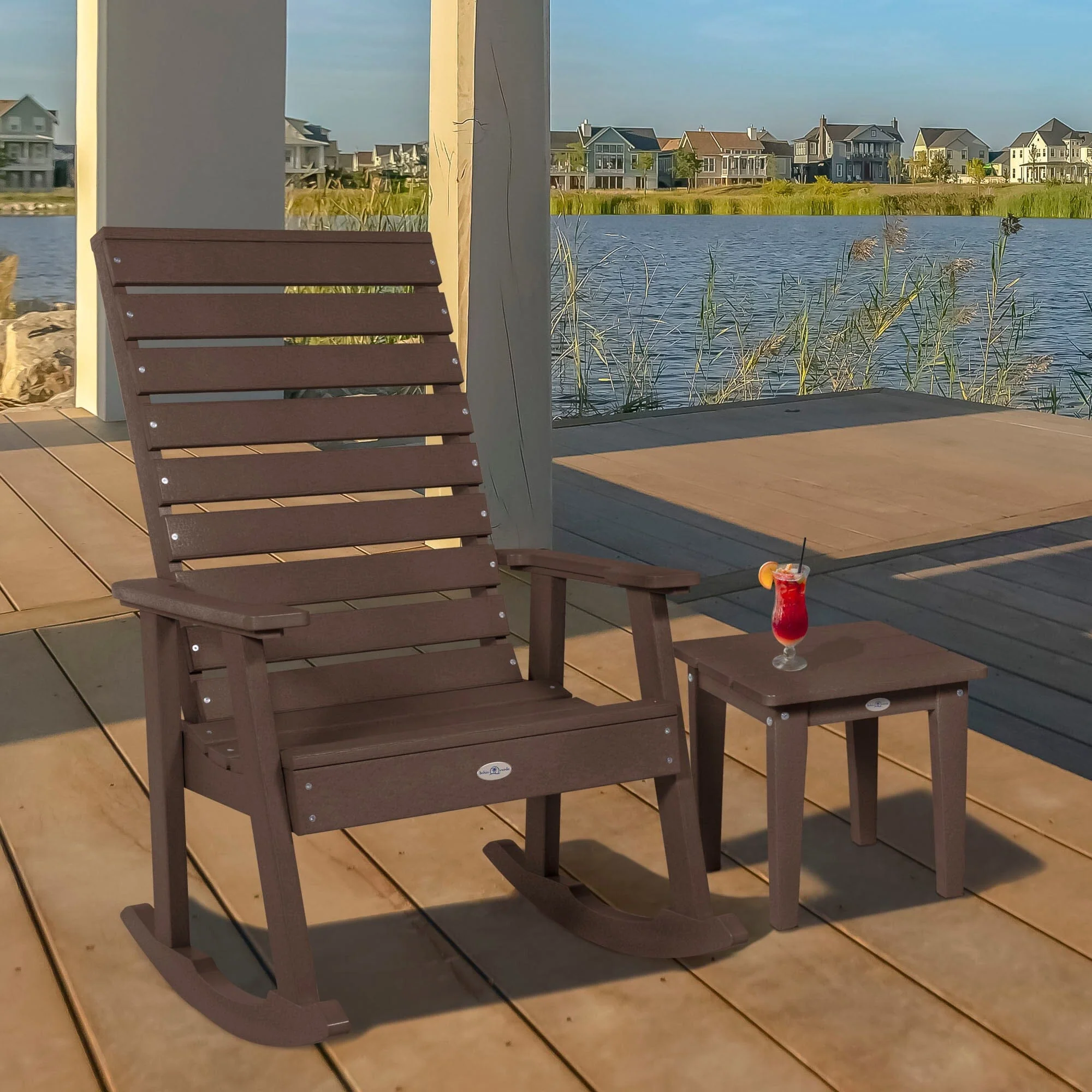 Riverside Rocking Chair and Side Table 2pc Set - Image 16