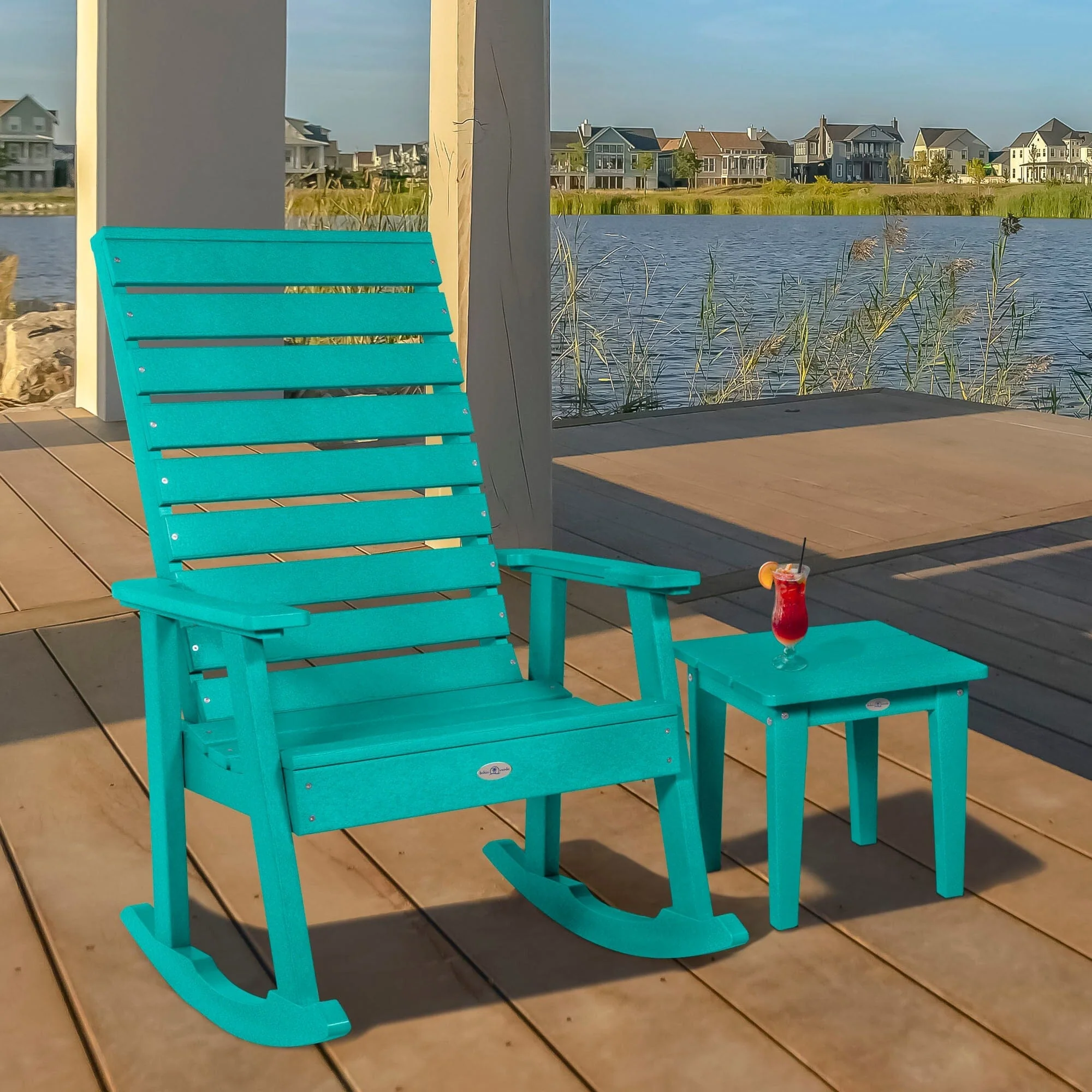 Riverside Rocking Chair and Side Table 2pc Set - Image 4