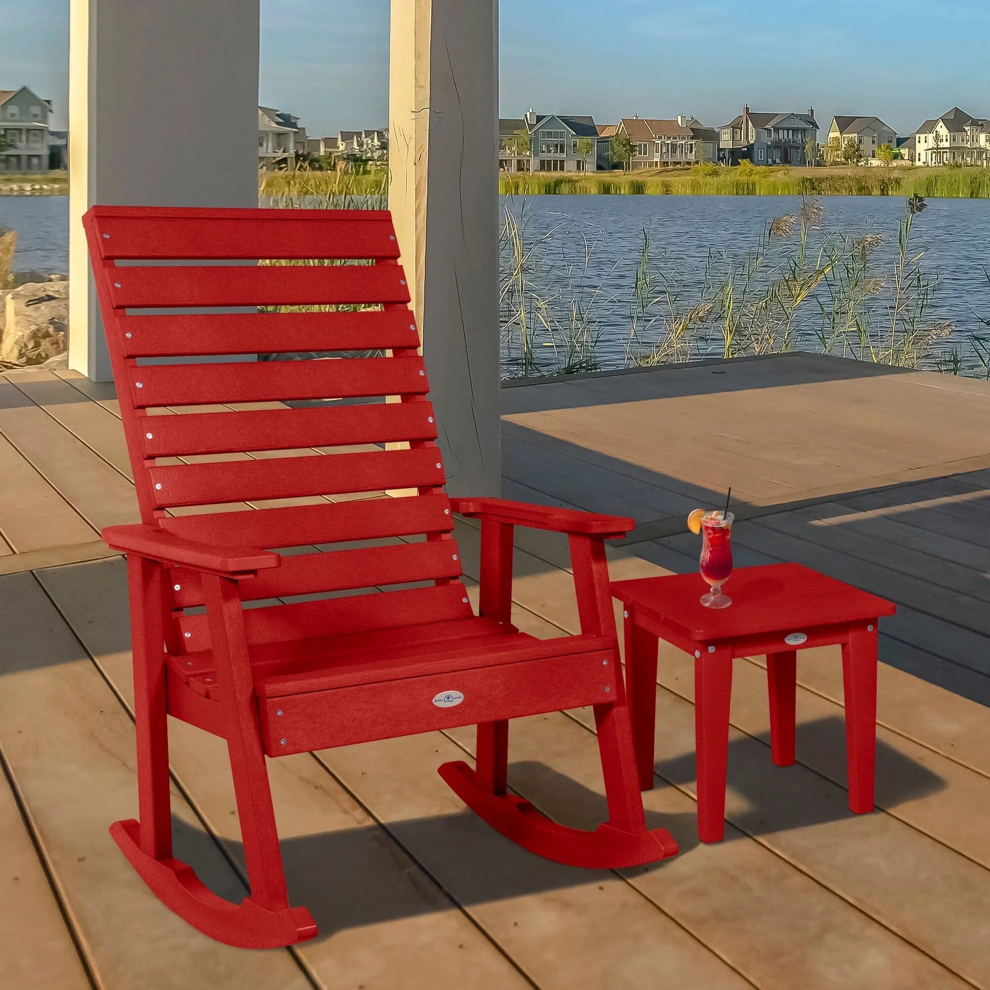 Riverside Rocking Chair and Side Table 2pc Set - Image 6