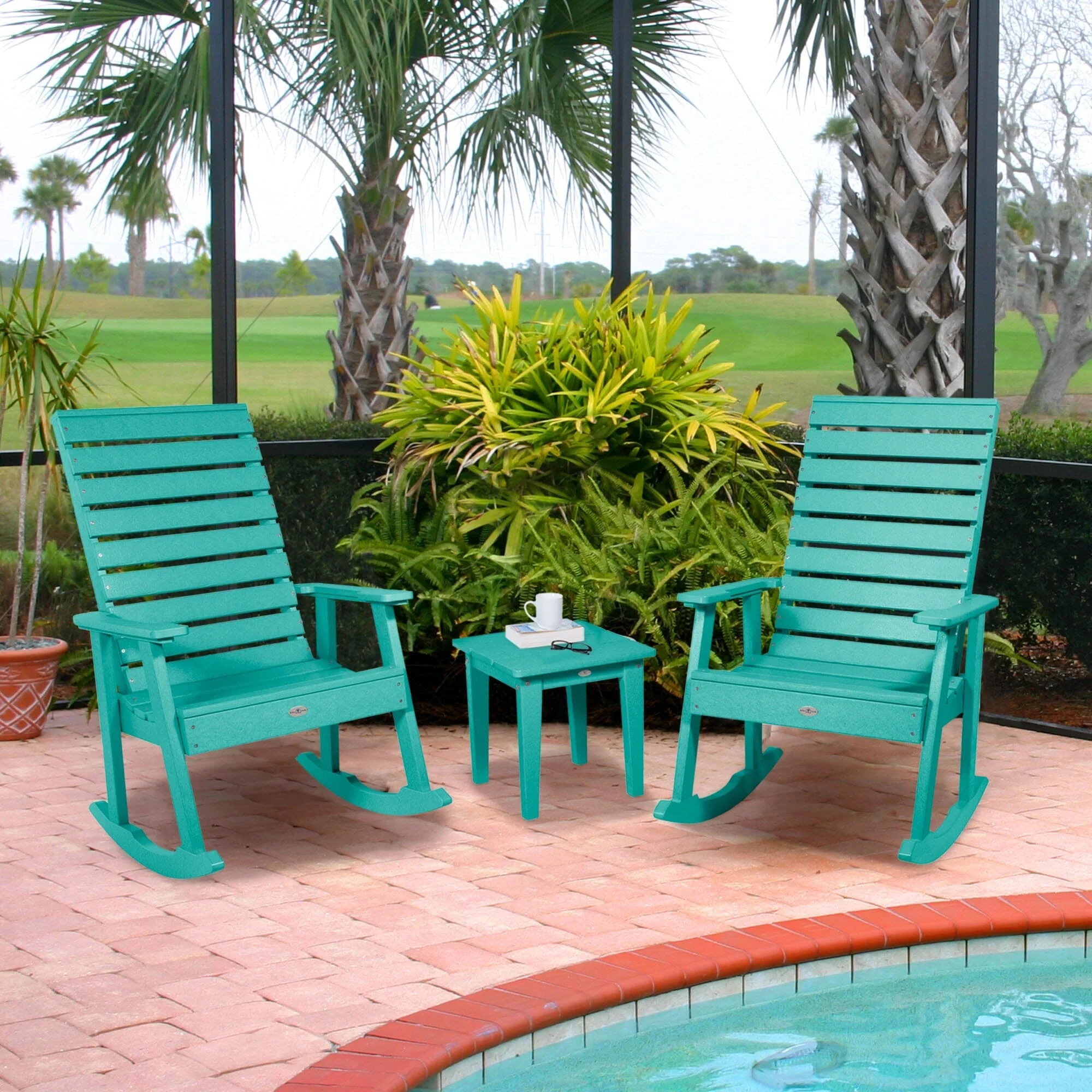 Riverside Rocking Chair and Side Table 3pc Set - Image 4