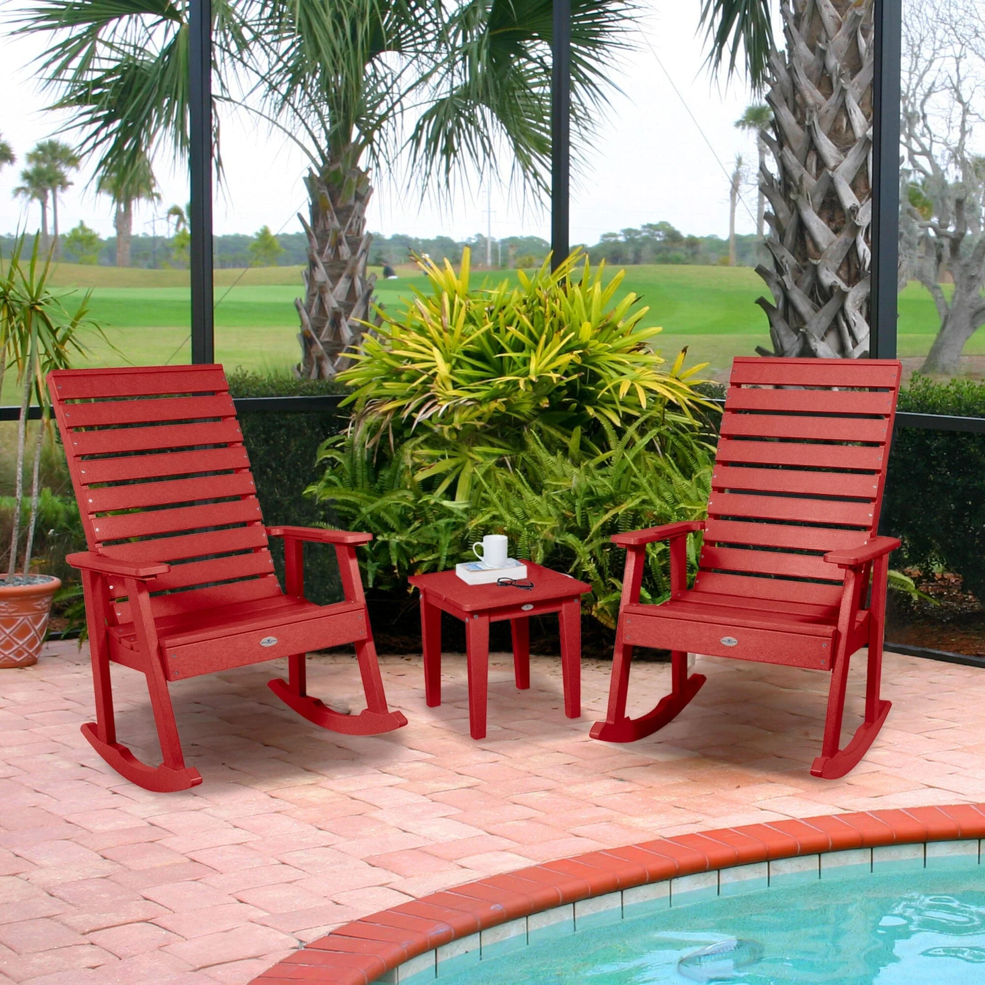 Riverside Rocking Chair and Side Table 3pc Set - Image 6