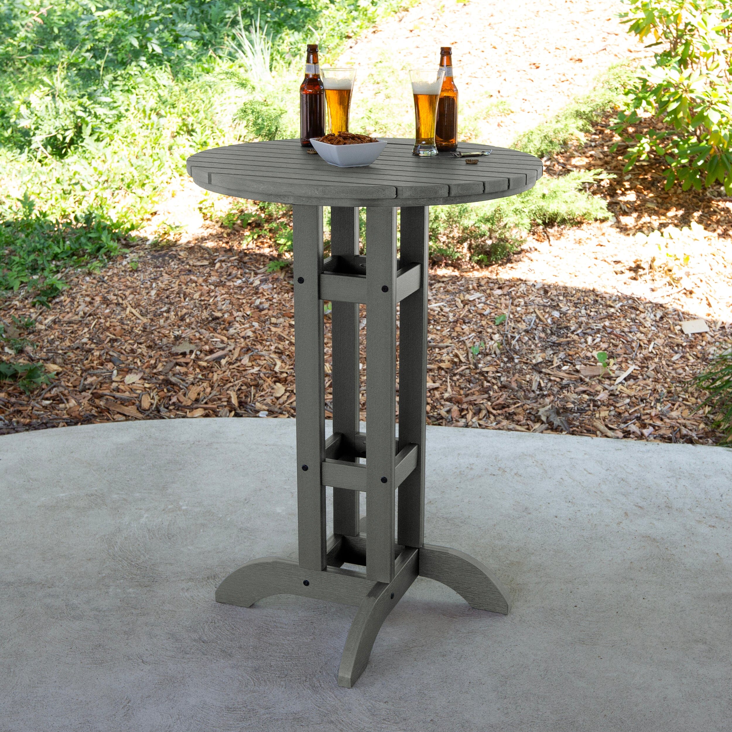 Round 30" Diameter Bistro Table - Bar Height - Image 8