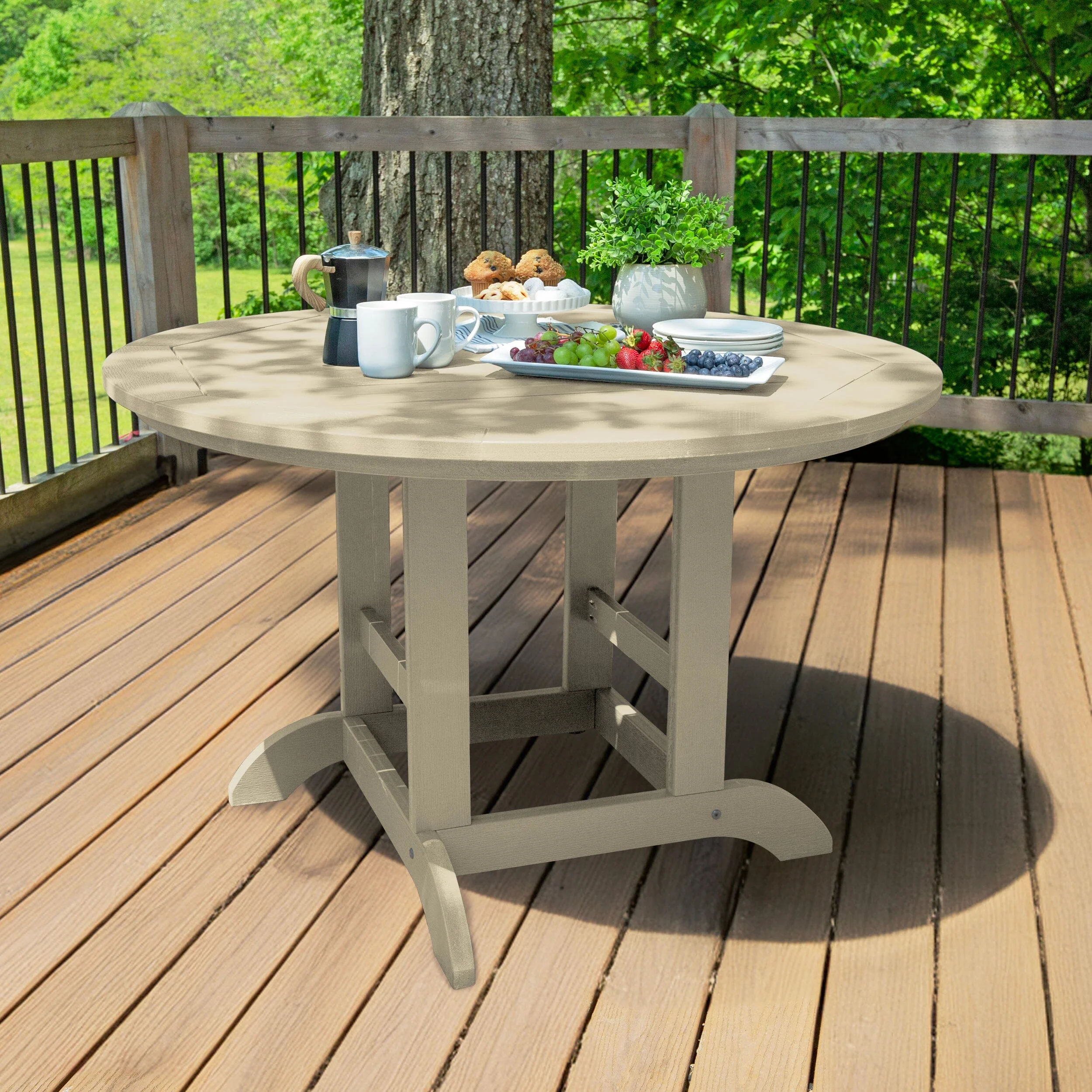 Round 48in Diameter Dining Table - Dining Height - Image 17