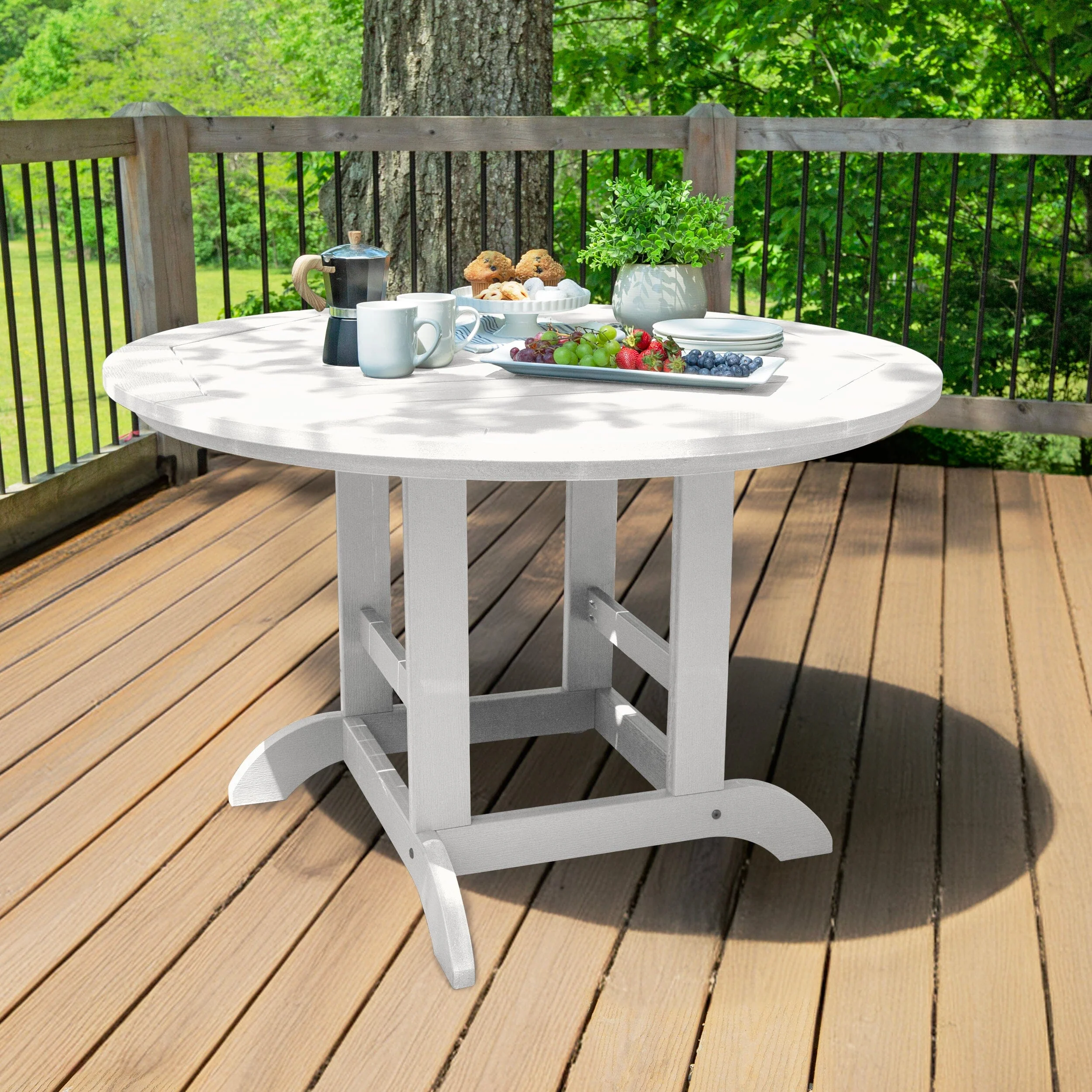Round 48in Diameter Dining Table - Dining Height - Image 20