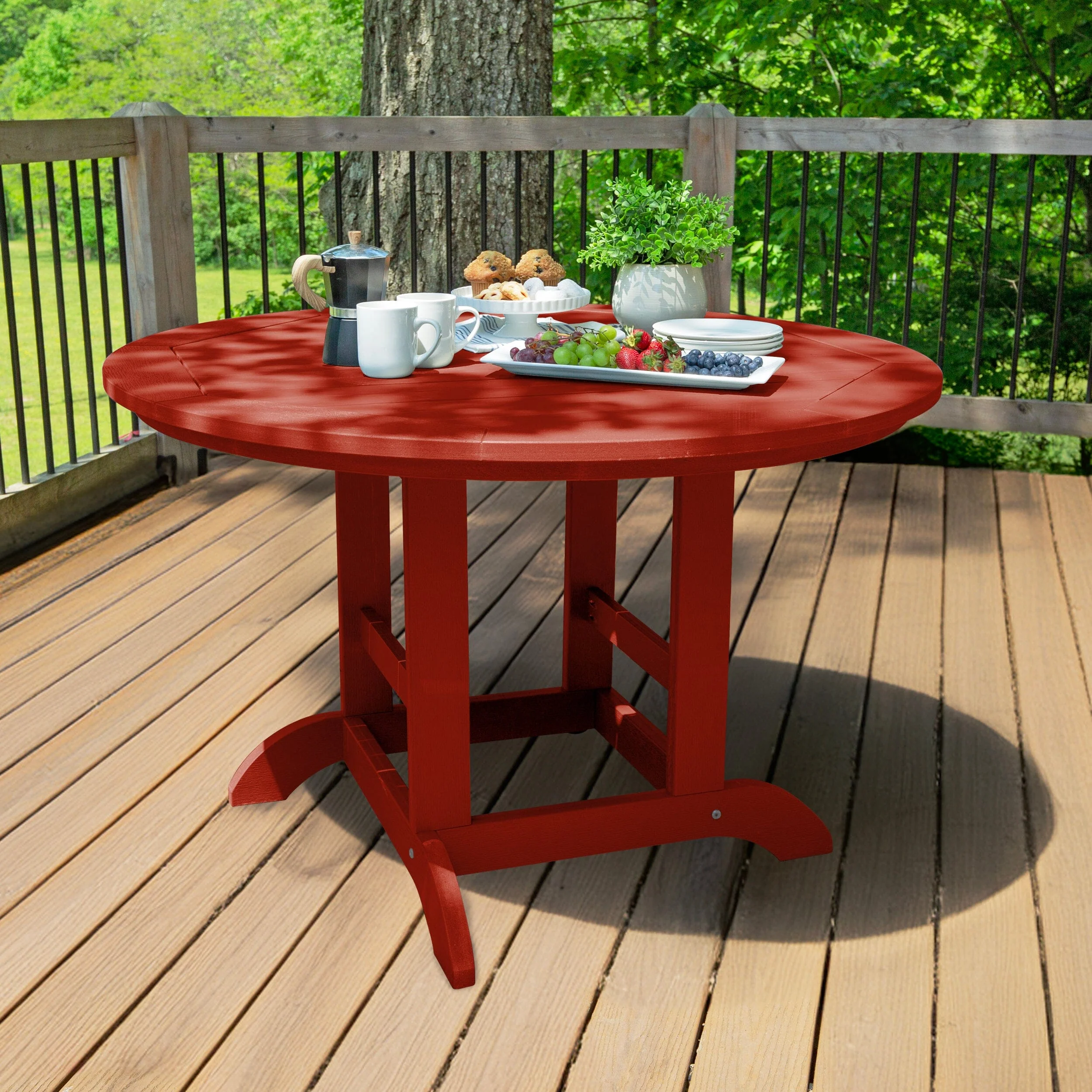 Round 48in Diameter Dining Table - Dining Height - Image 23