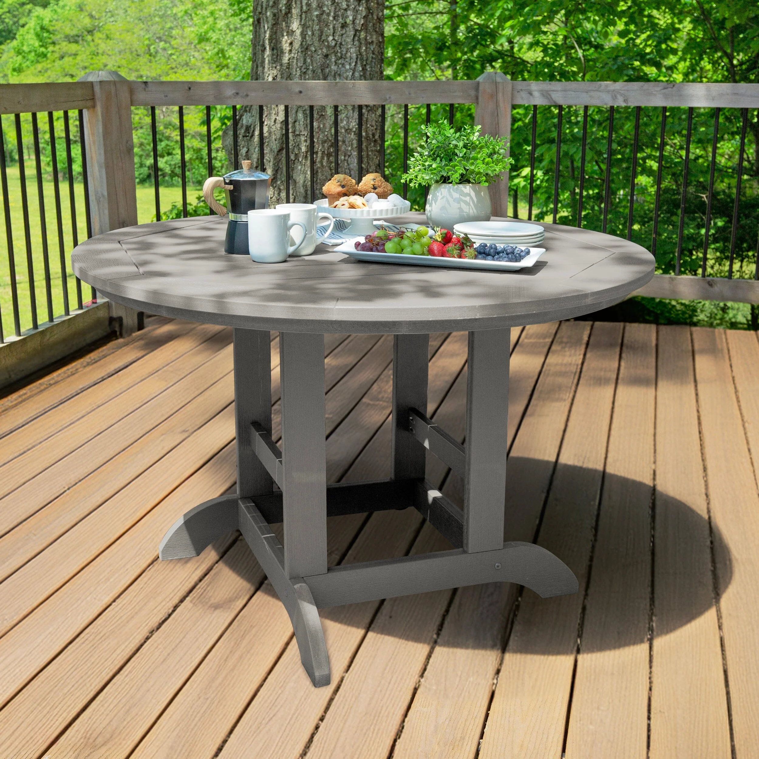 Round 48in Diameter Dining Table - Dining Height - Image 28