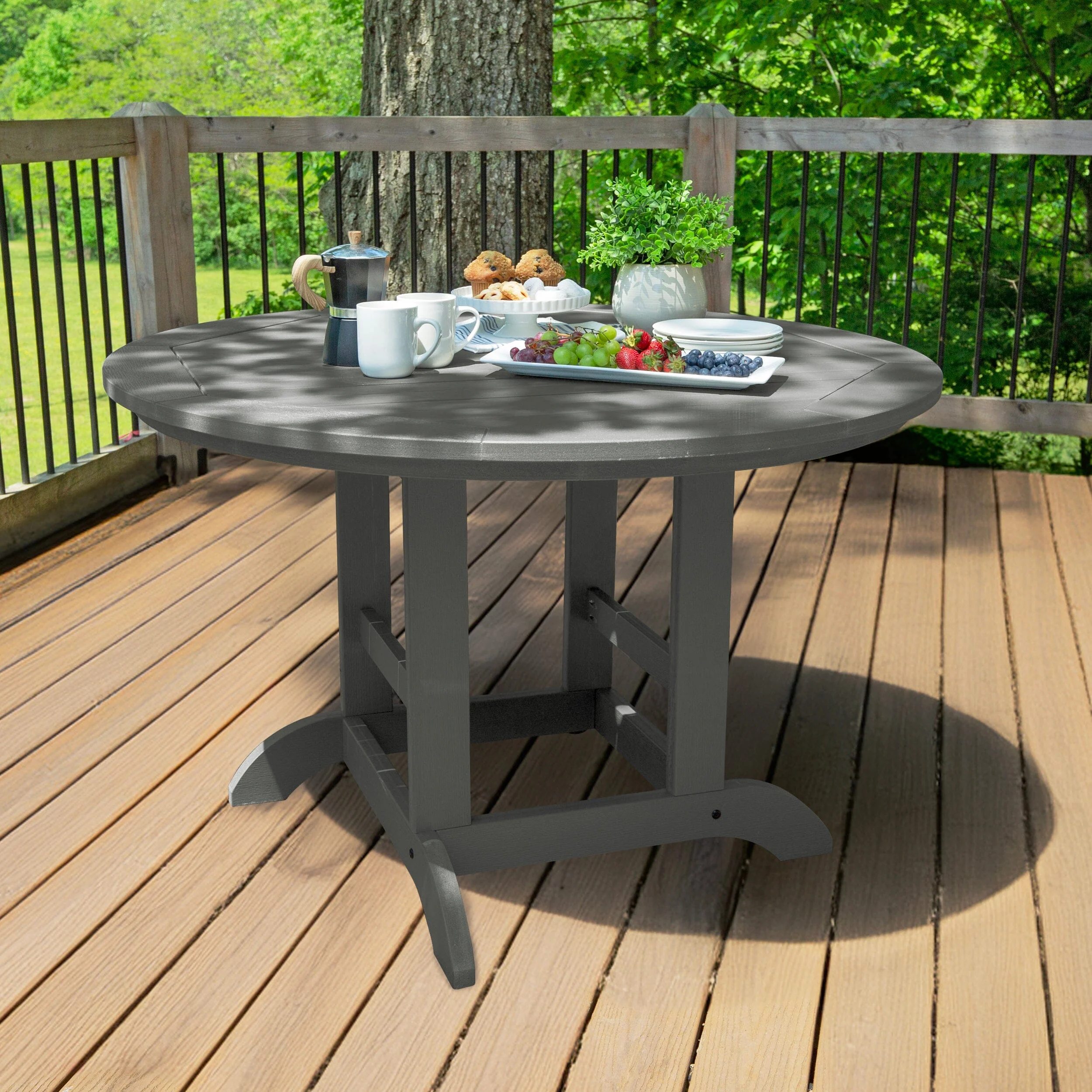 Round 48in Diameter Dining Table - Dining Height - Image 8