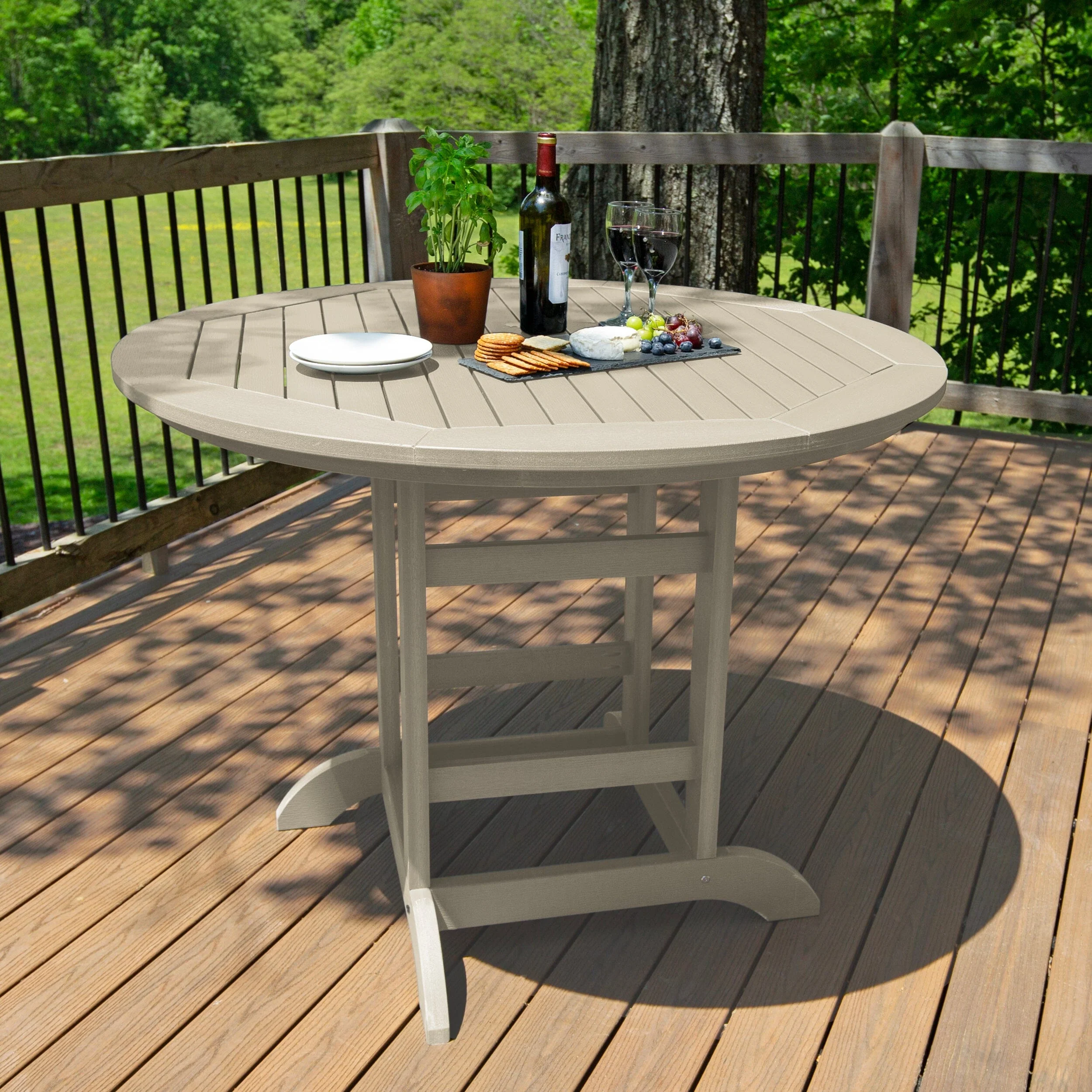 Round 48in Diameter Dining Table - Counter Height - Image 14