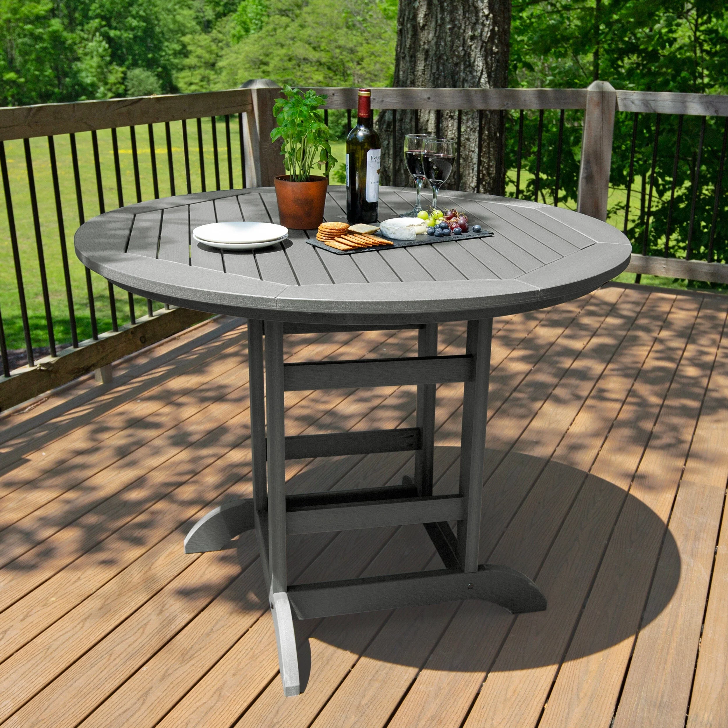 Round 48in Diameter Dining Table - Counter Height - Image 8