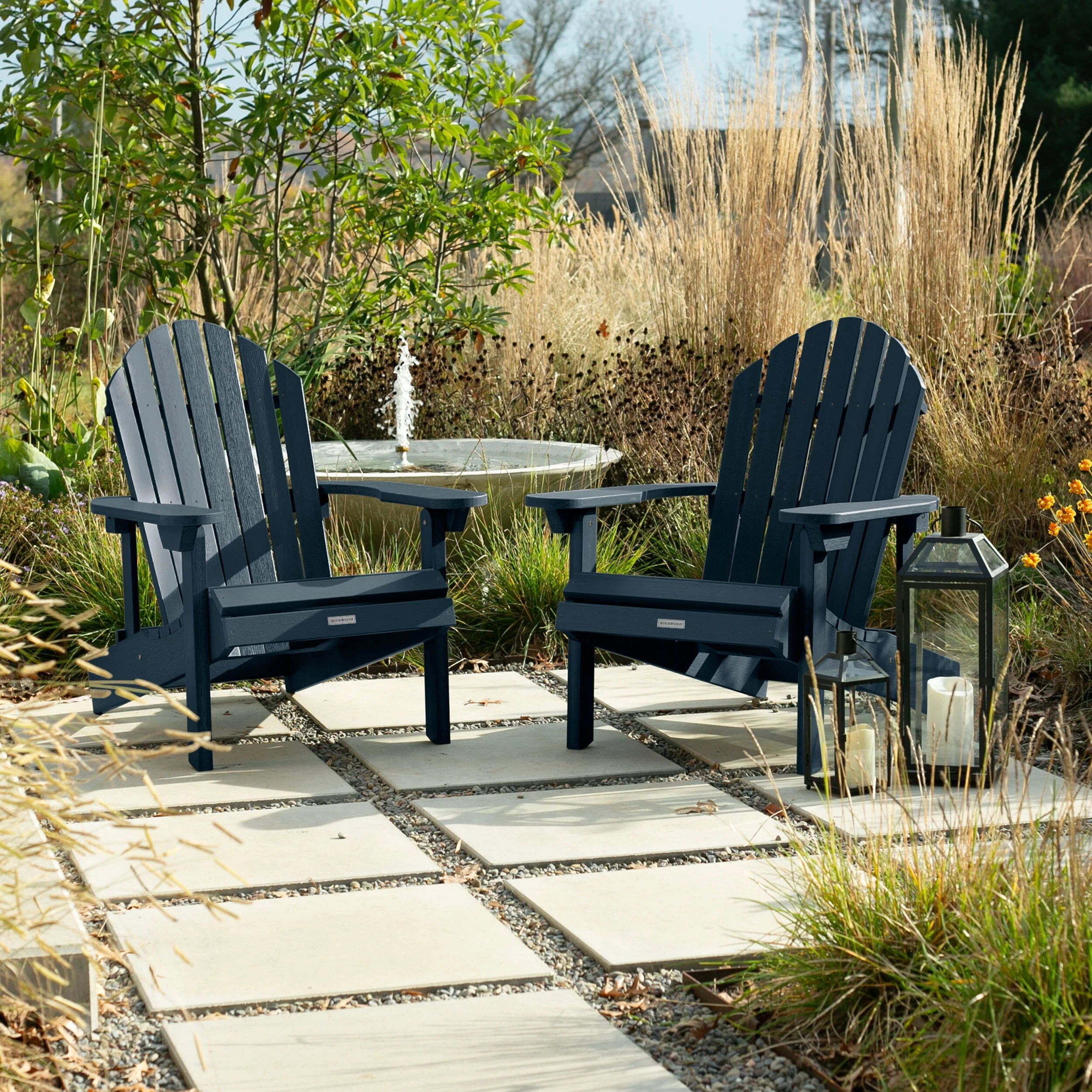 Set of 2 Hamilton Reclining Adirondack Chairs - Image 10