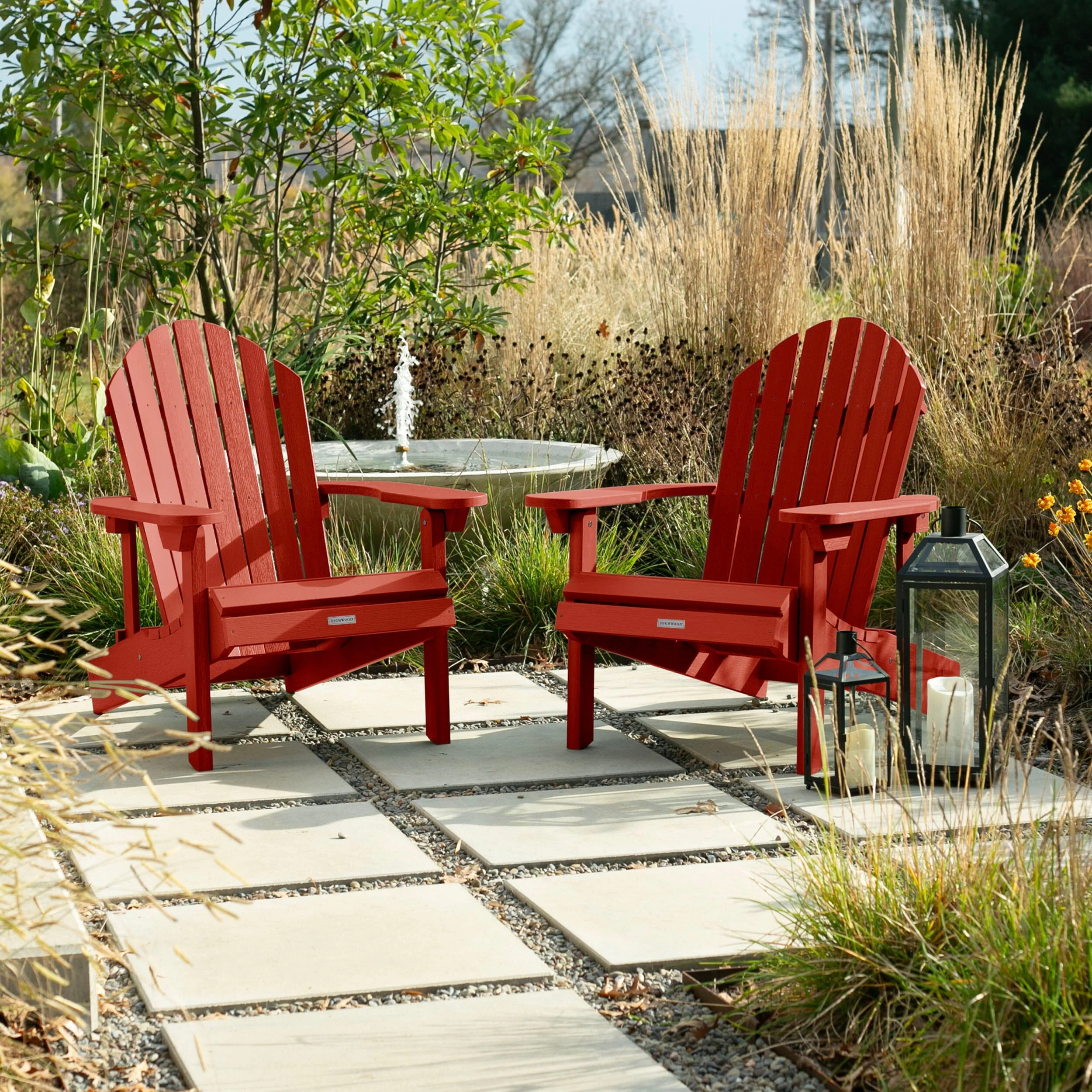 Set of 2 Hamilton Reclining Adirondack Chairs - Image 12