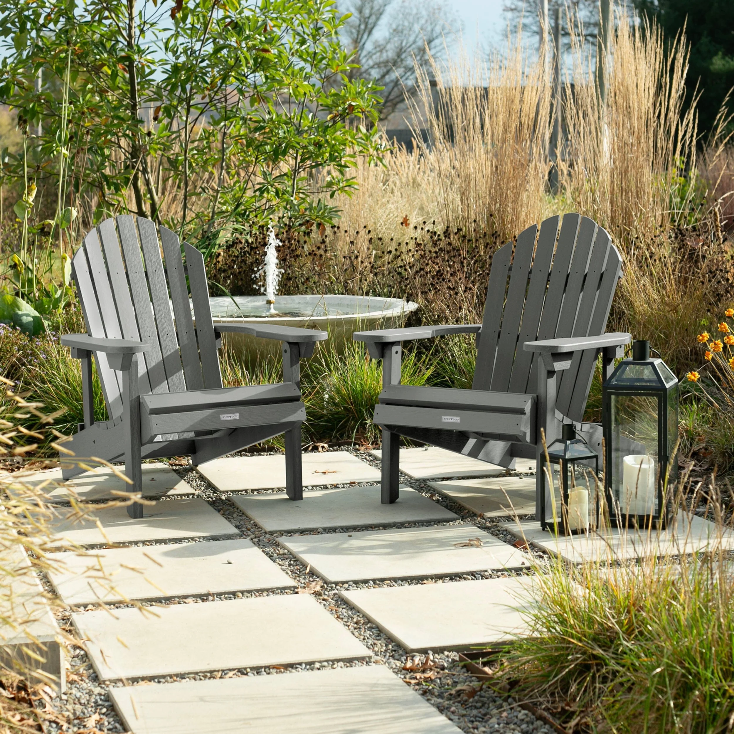 Set of 2 Hamilton Reclining Adirondack Chairs - Image 6