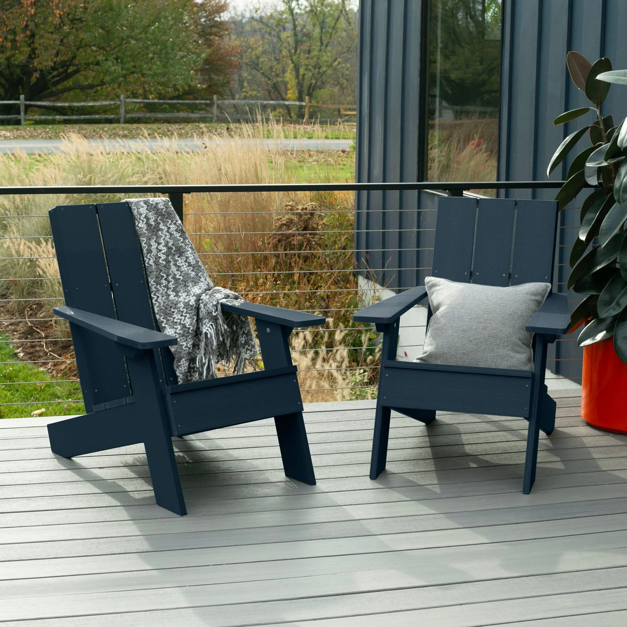Set of Two Italica Modern Adirondack Chairs - Image 12