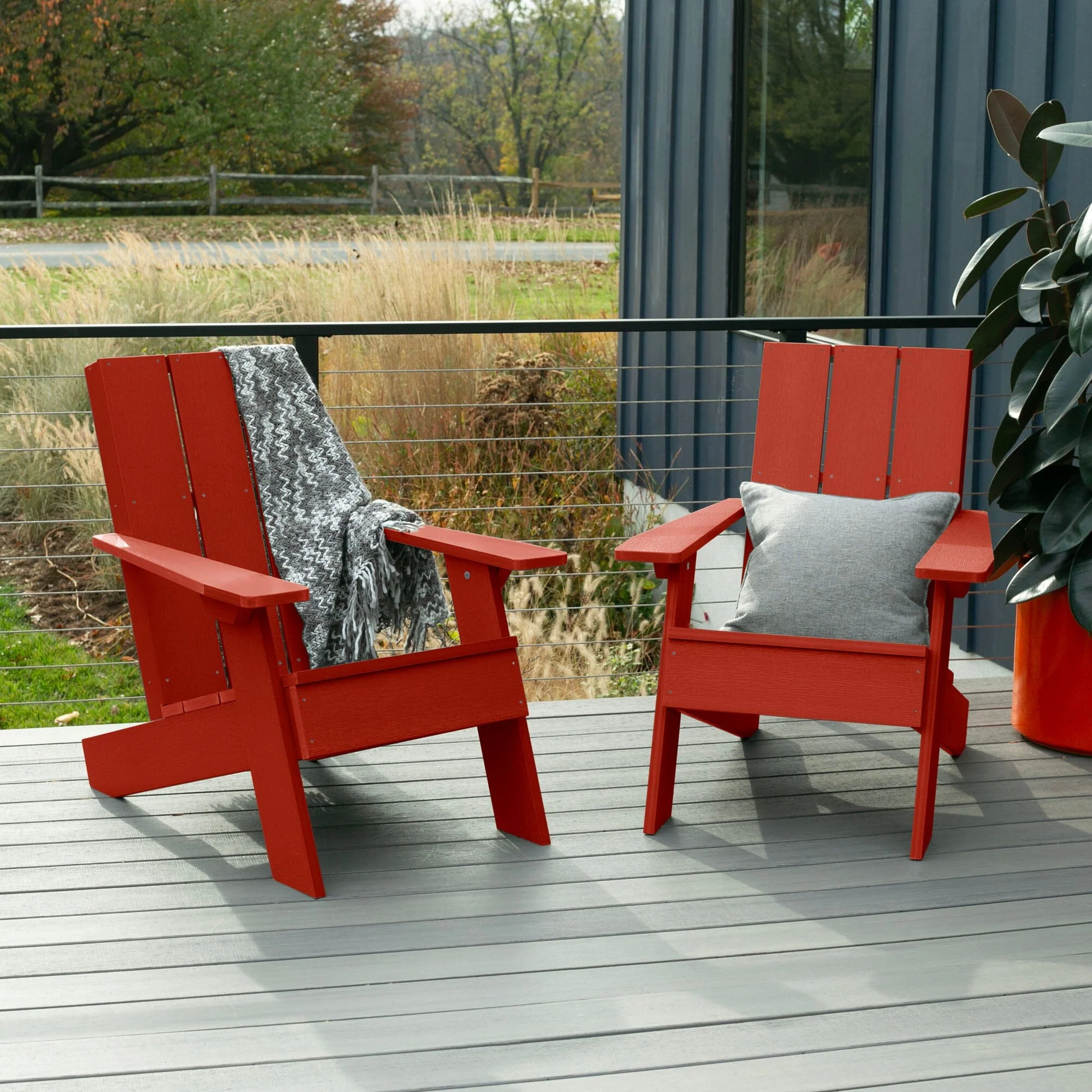 Set of Two Italica Modern Adirondack Chairs - Image 15