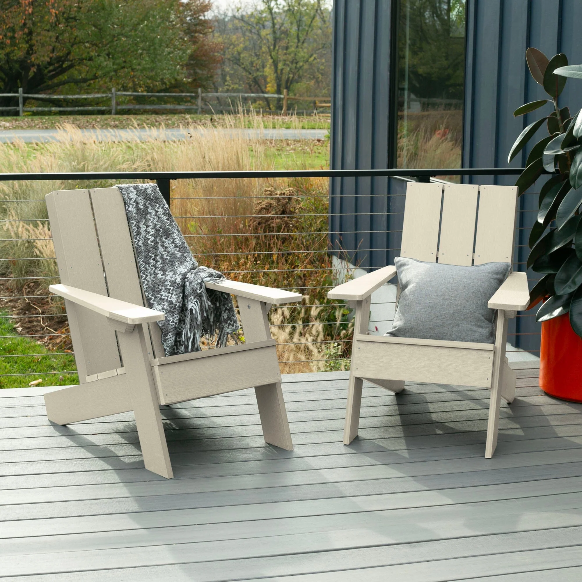 Set of Two Italica Modern Adirondack Chairs - Image 21