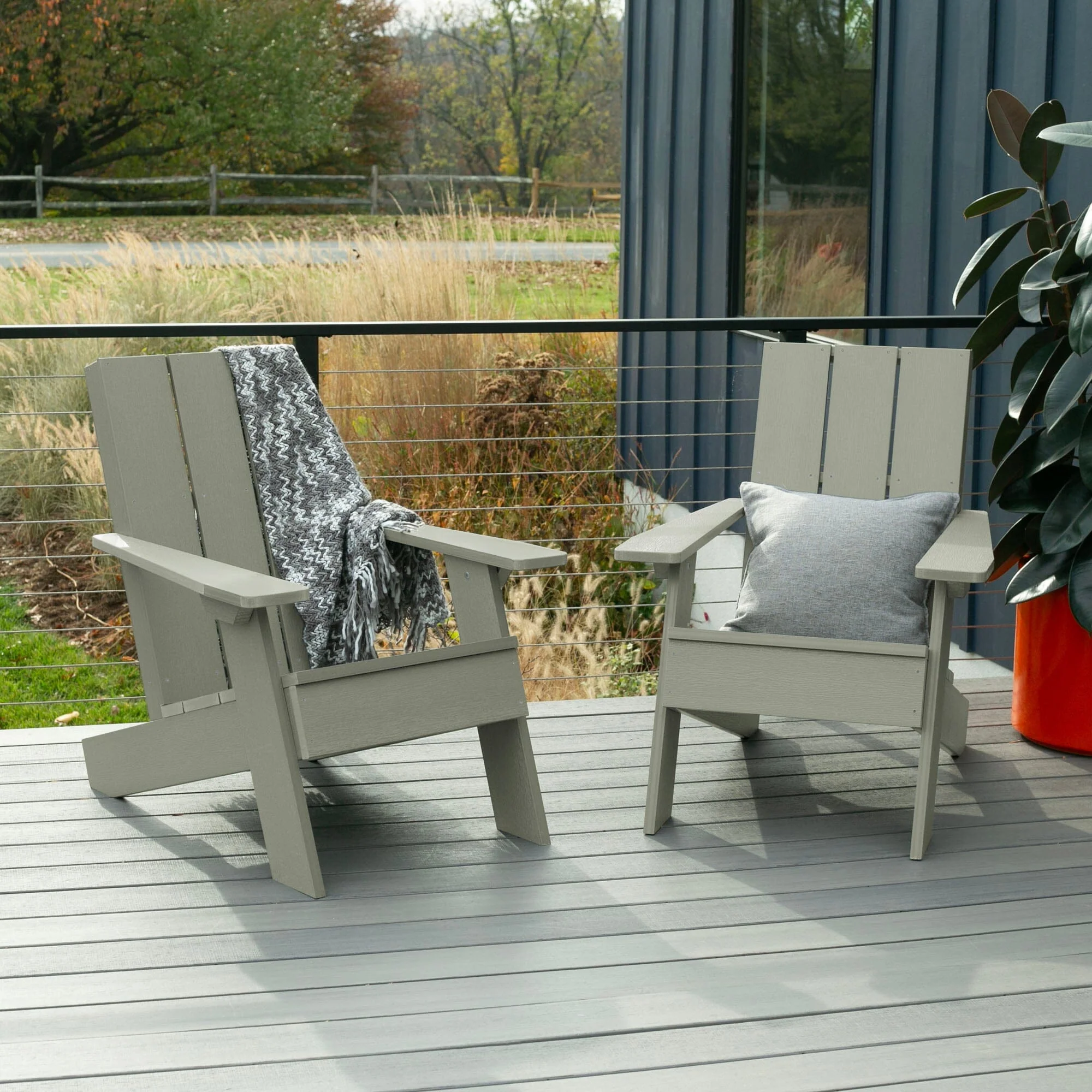 Set of Two Italica Modern Adirondack Chairs - Image 23