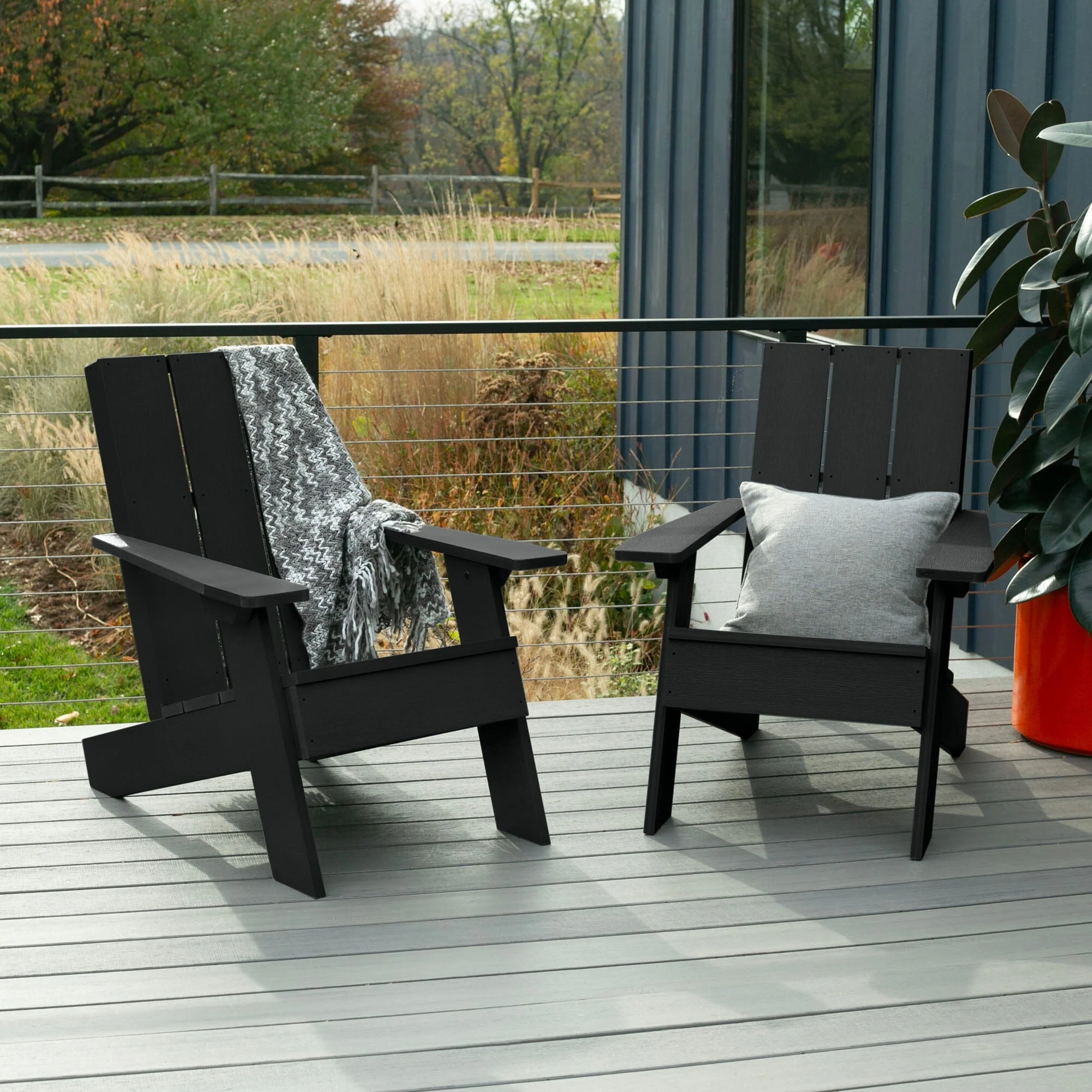 Set of Two Italica Modern Adirondack Chairs - Image 4