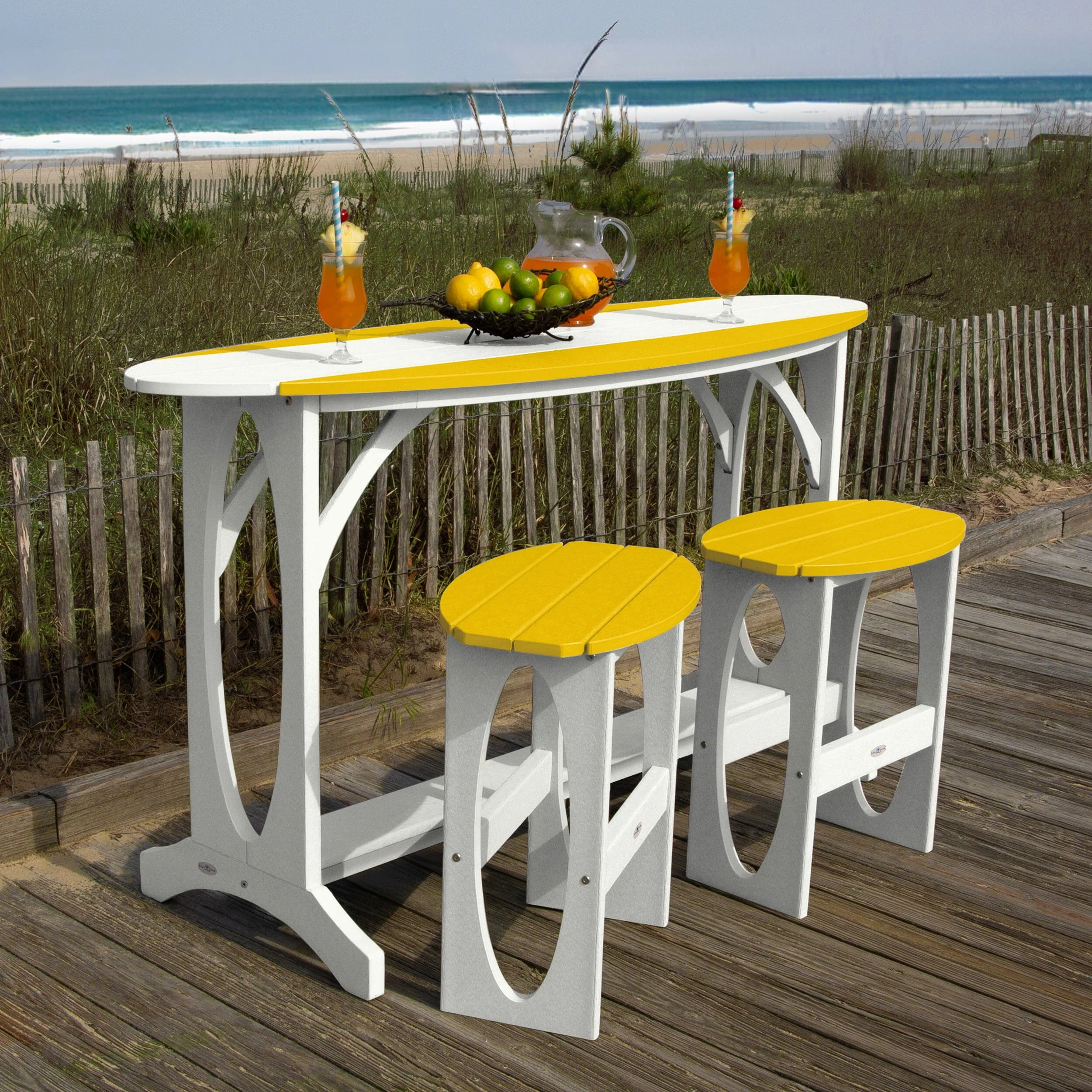 Shoreline 3-Piece Bar Height Balcony Set - Image 12