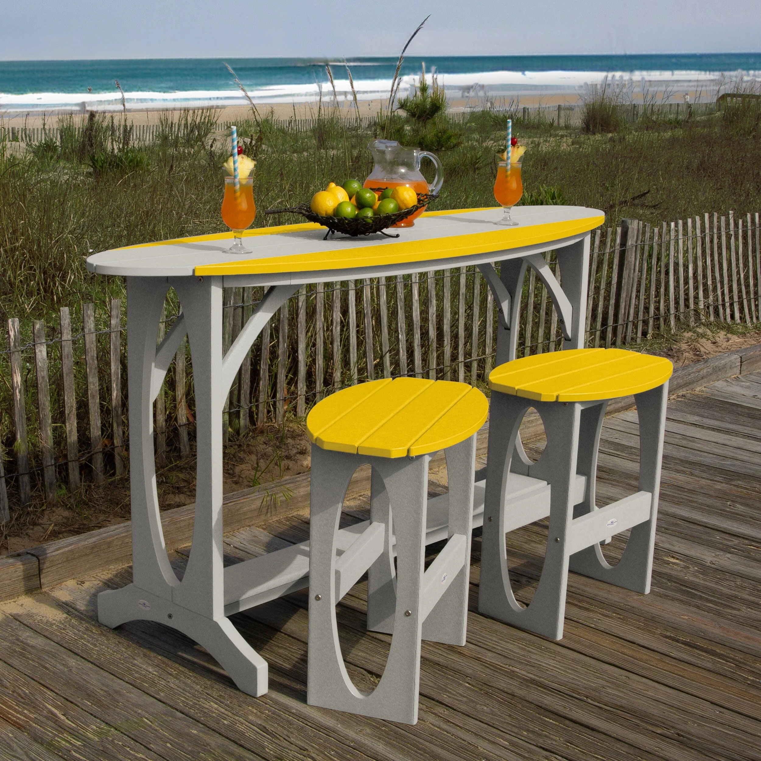 Shoreline 3-Piece Bar Height Balcony Set - Image 16