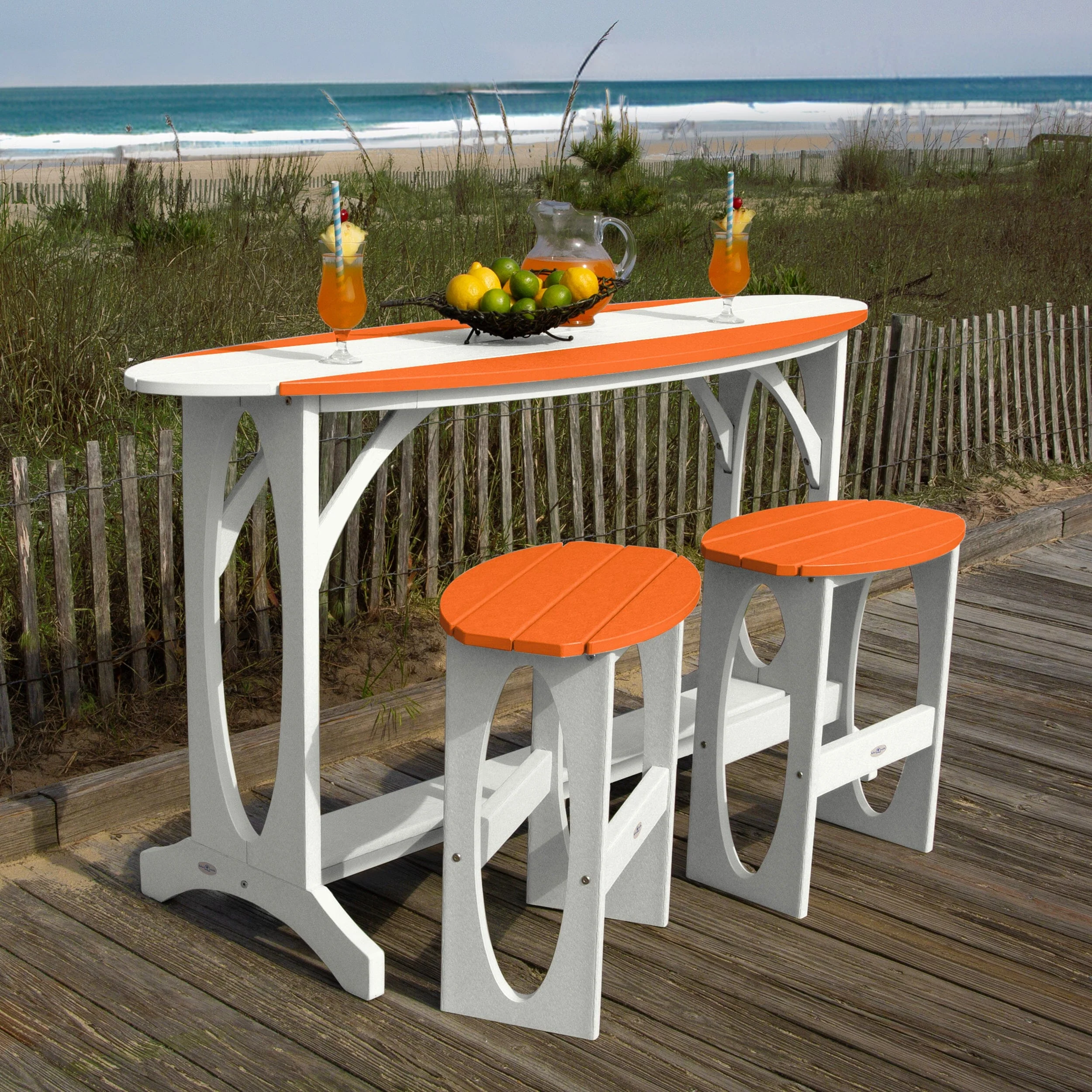 Shoreline 3-Piece Bar Height Balcony Set - Image 8