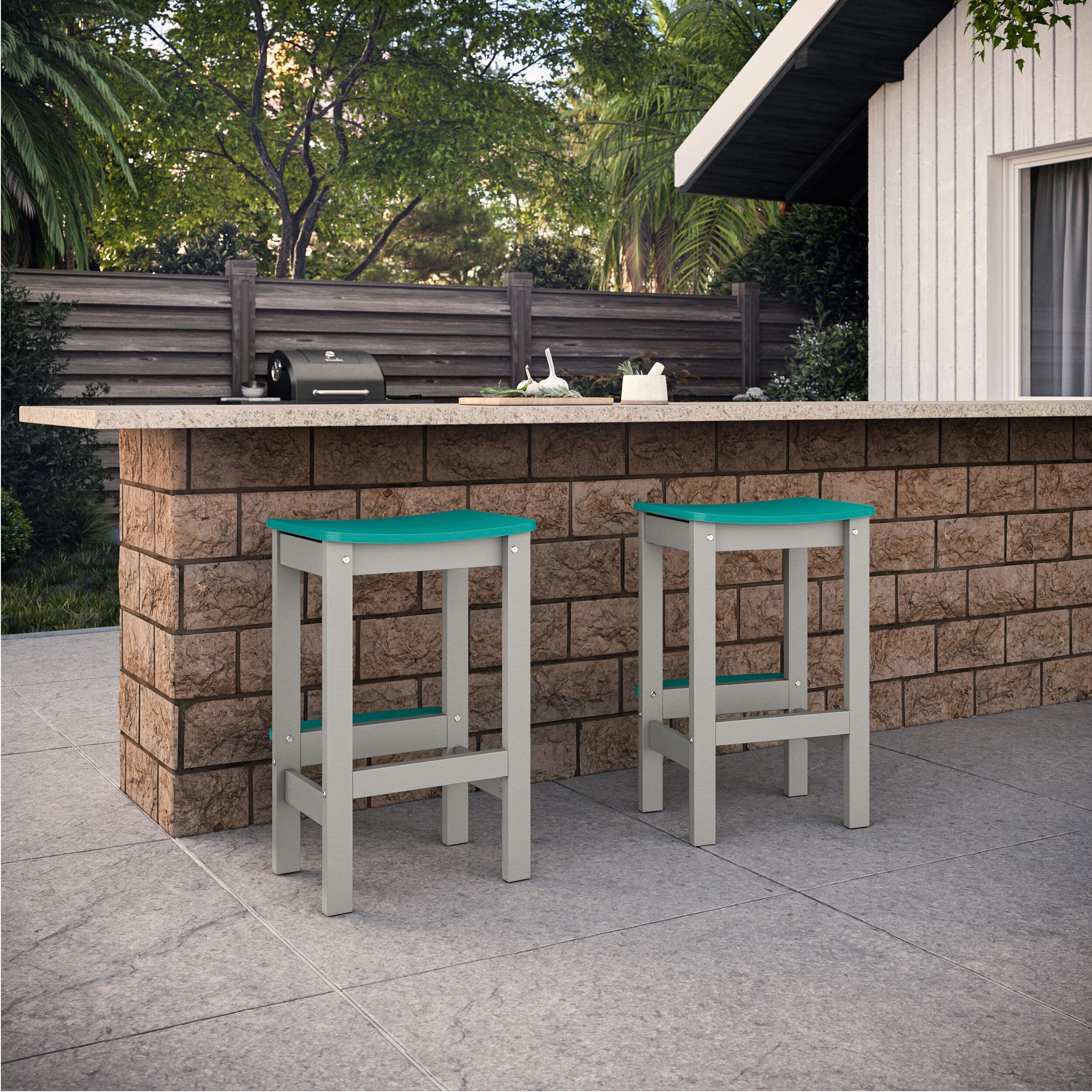 Shoreline Backless Bar-Height Stool - Image 3