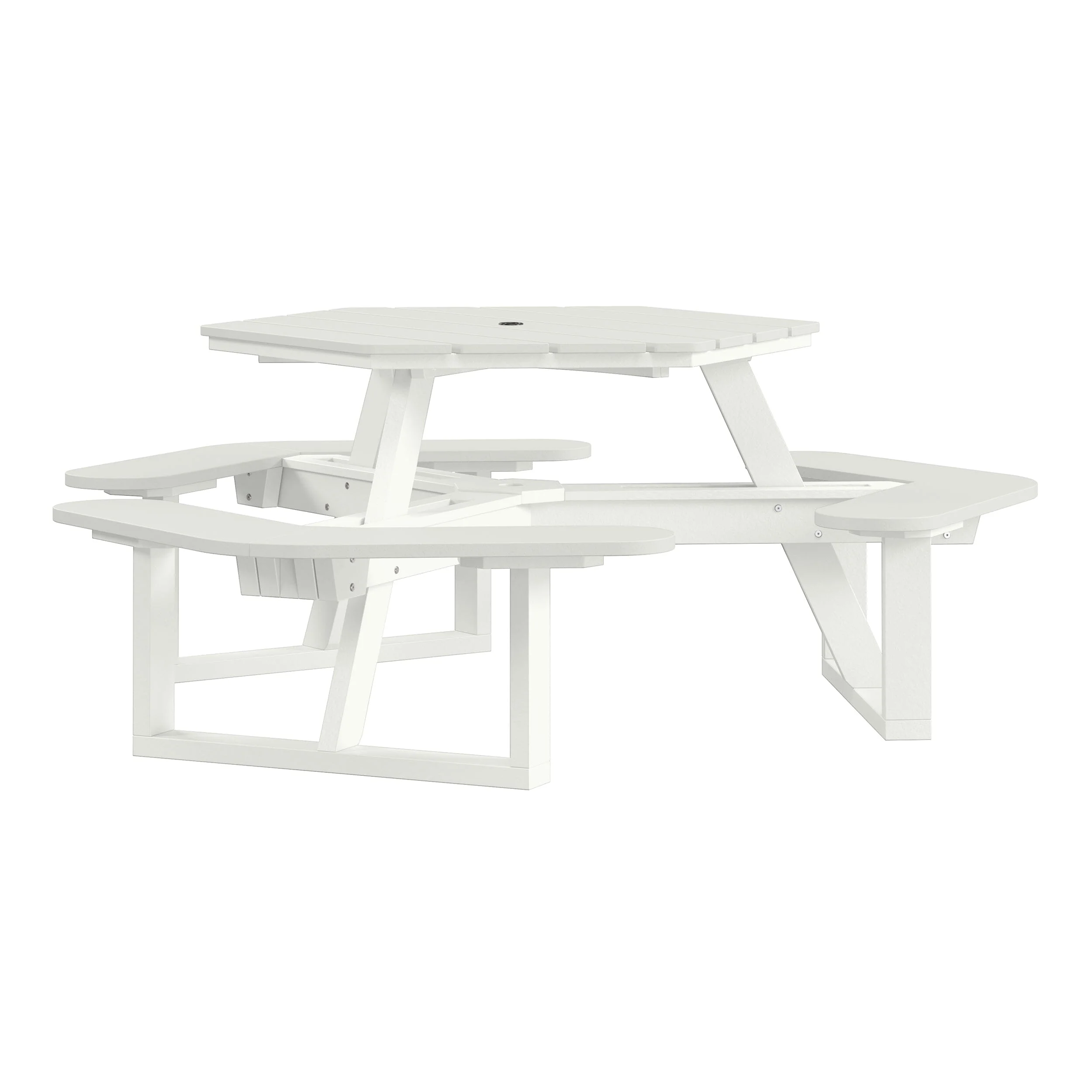 Shoreline Hexagon Picnic Table - Image 26