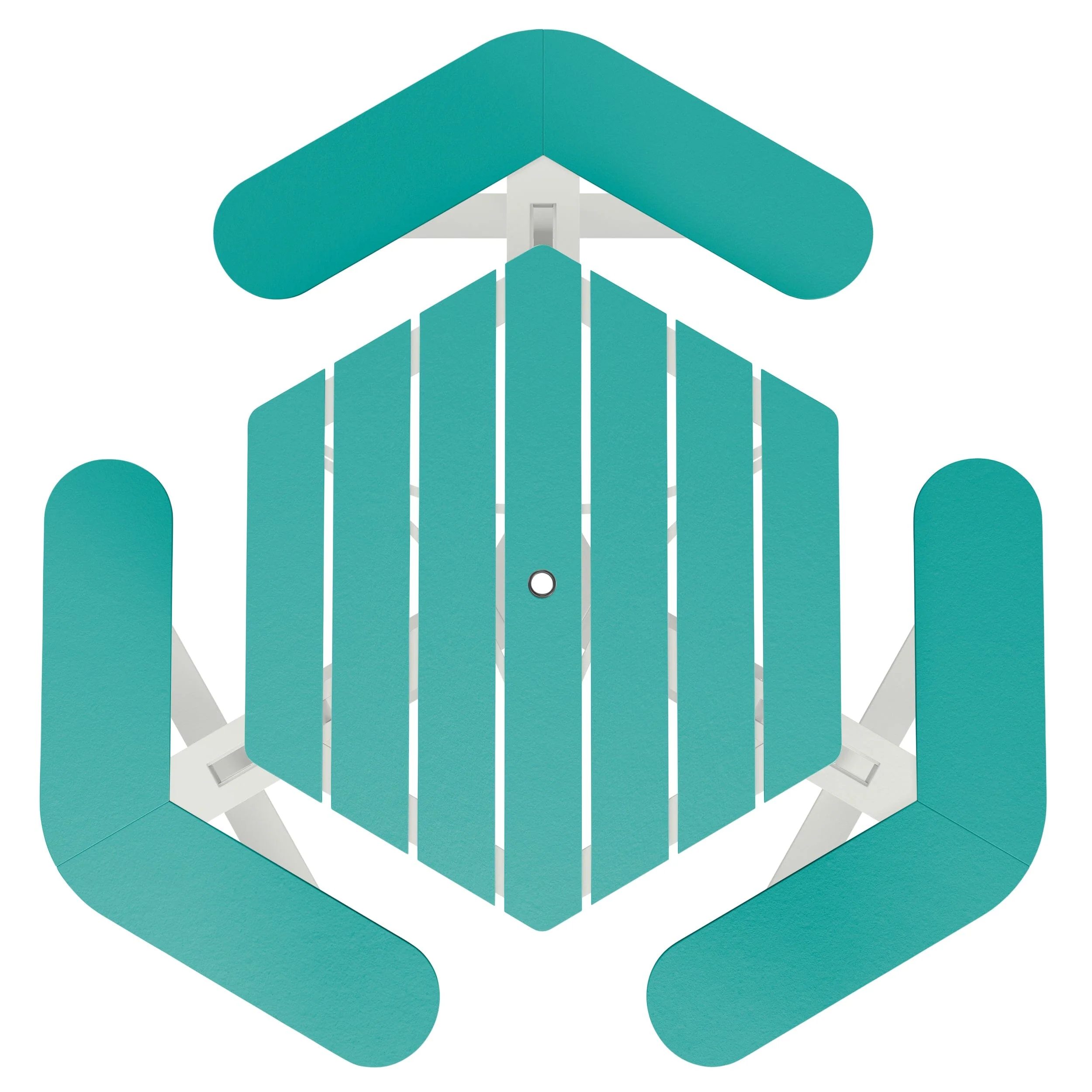 Shoreline Hexagon Picnic Table - Image 3