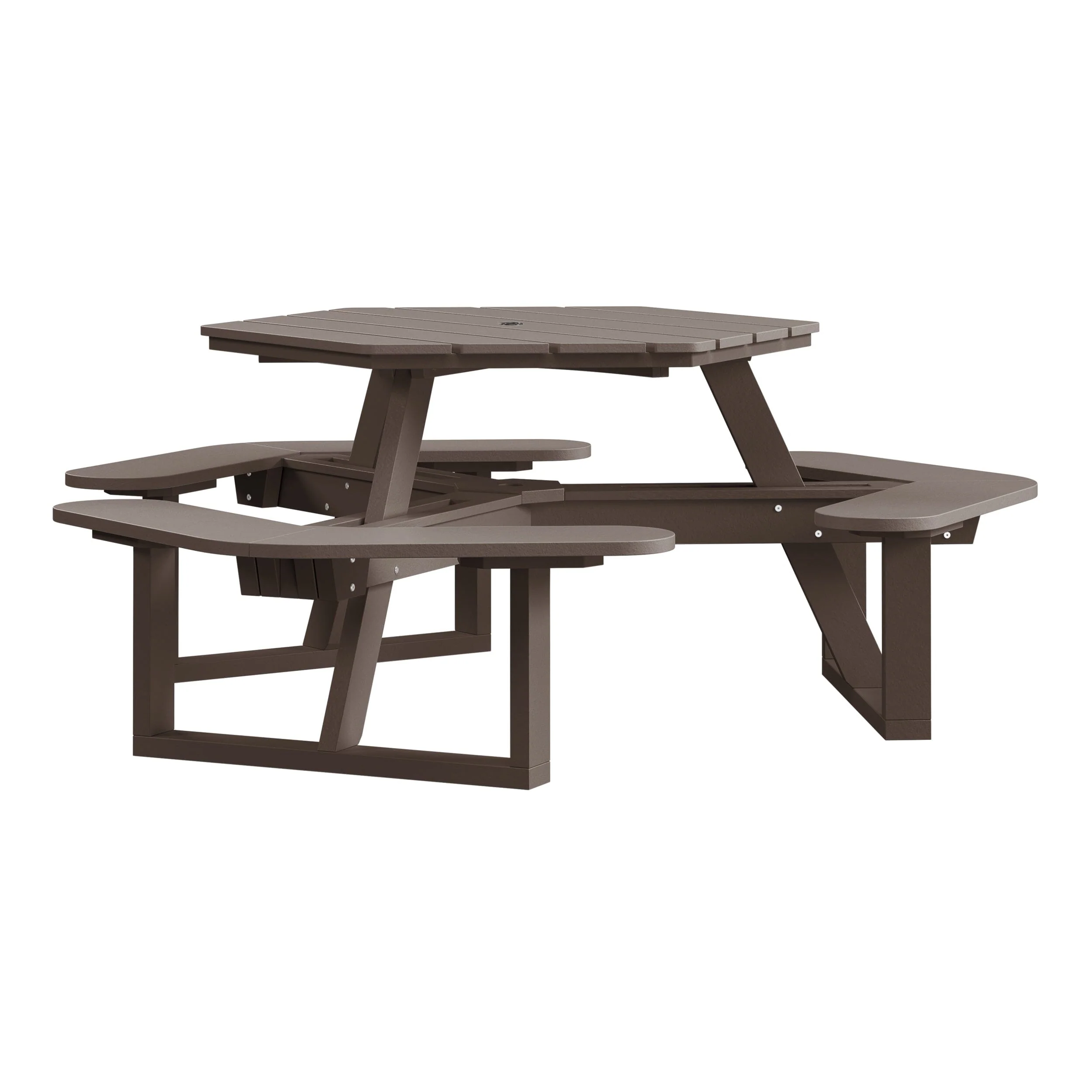 Shoreline Hexagon Picnic Table - Image 36