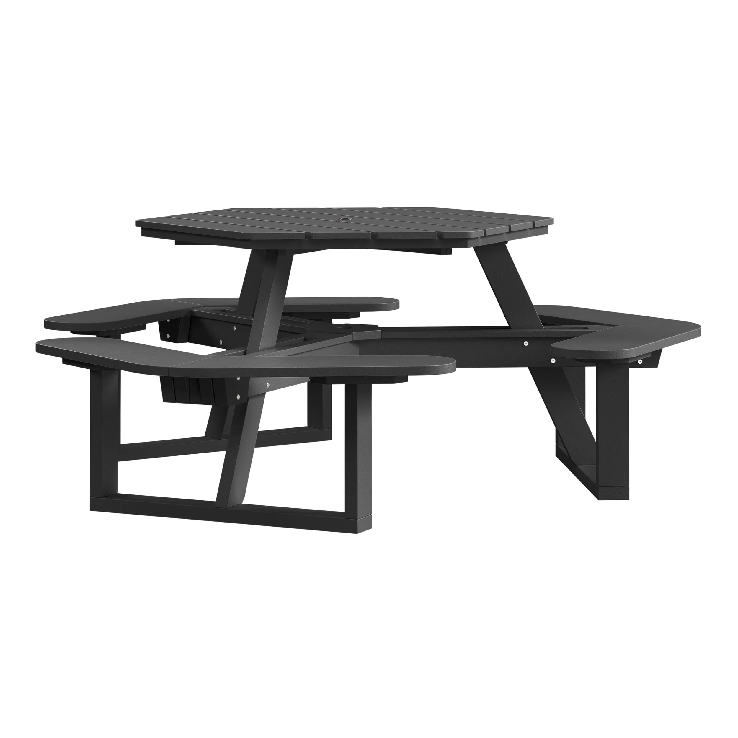 Shoreline Hexagon Picnic Table - Image 41