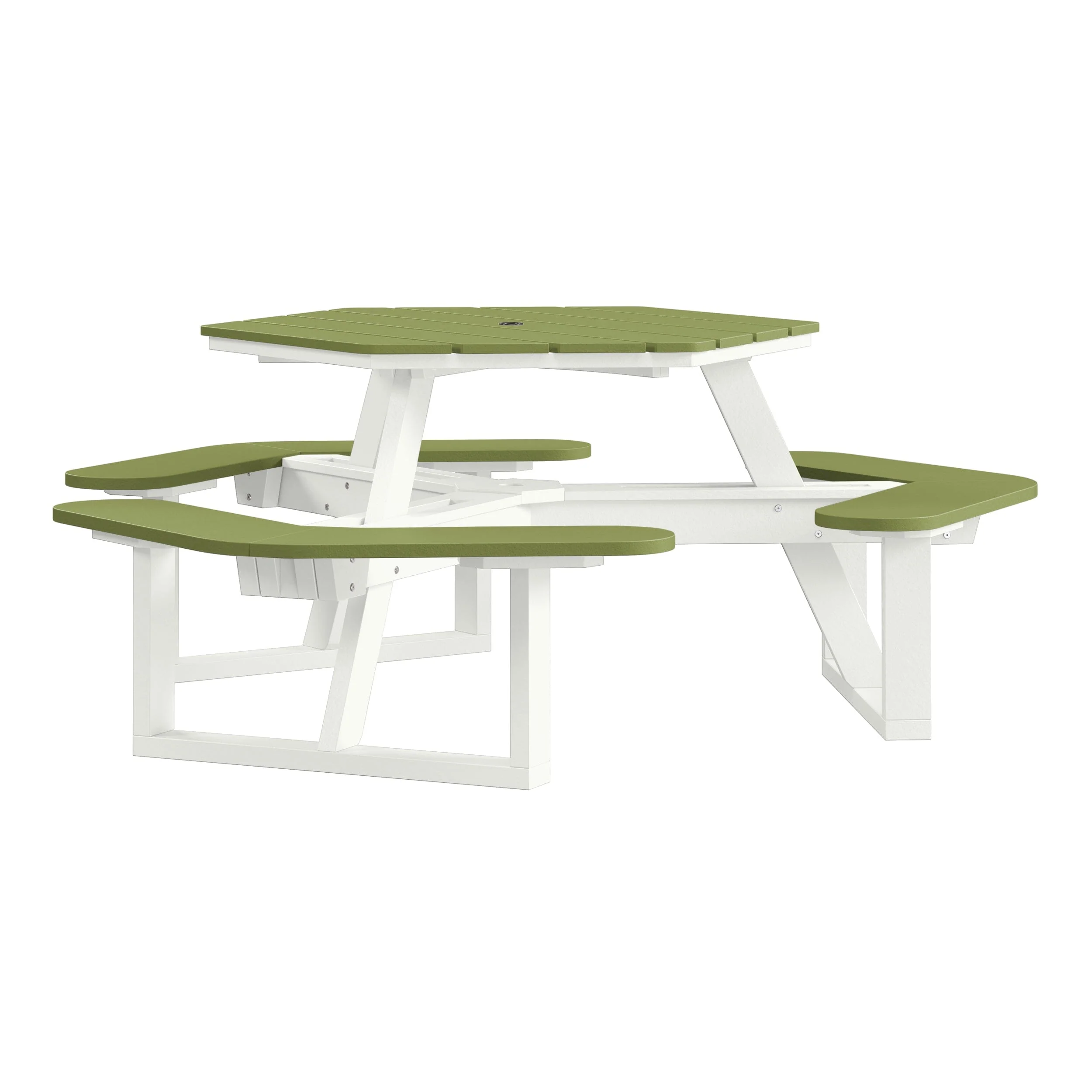 Shoreline Hexagon Picnic Table - Image 6