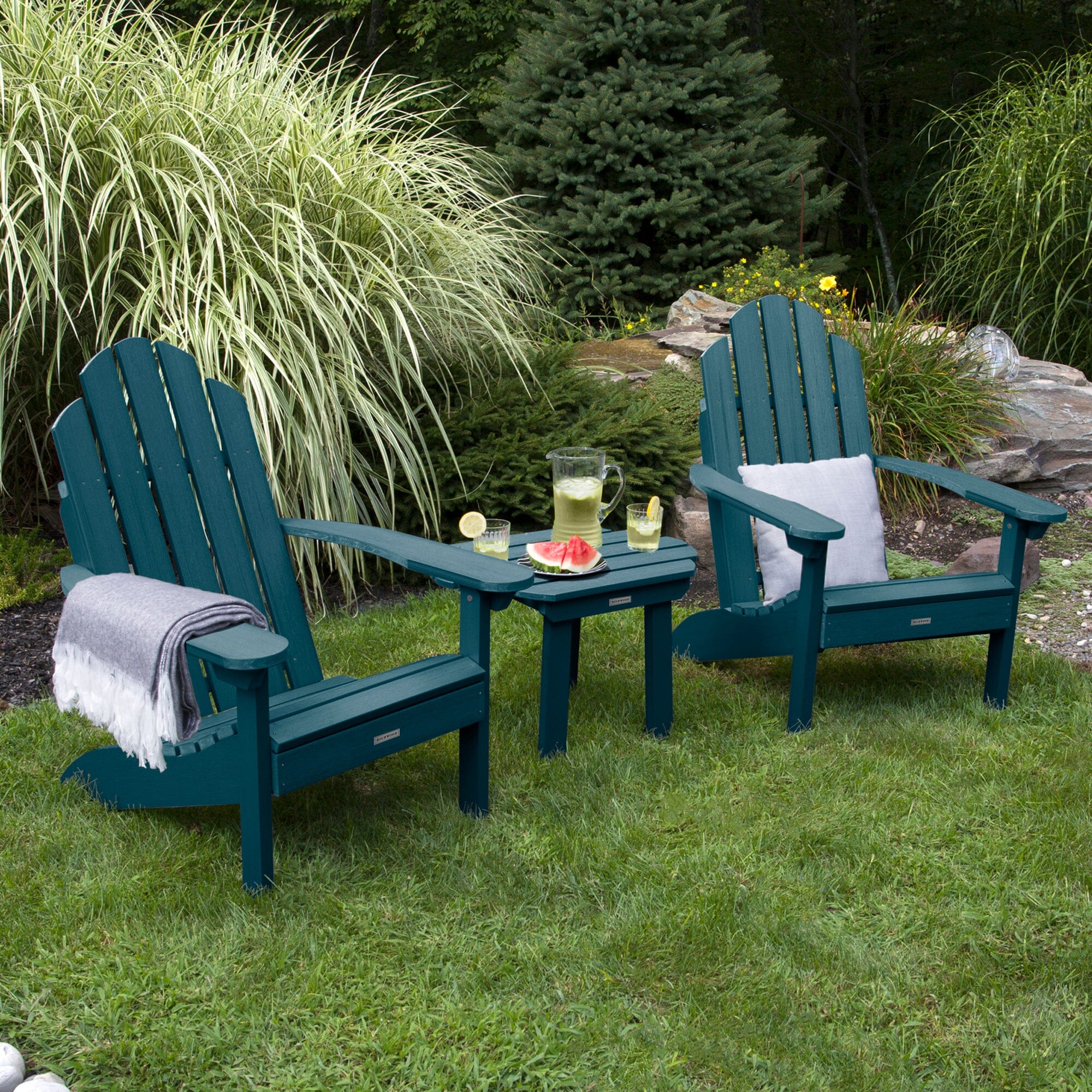 2 Classic Westport Adirondack Chairs with Westport Side Table - Image 12