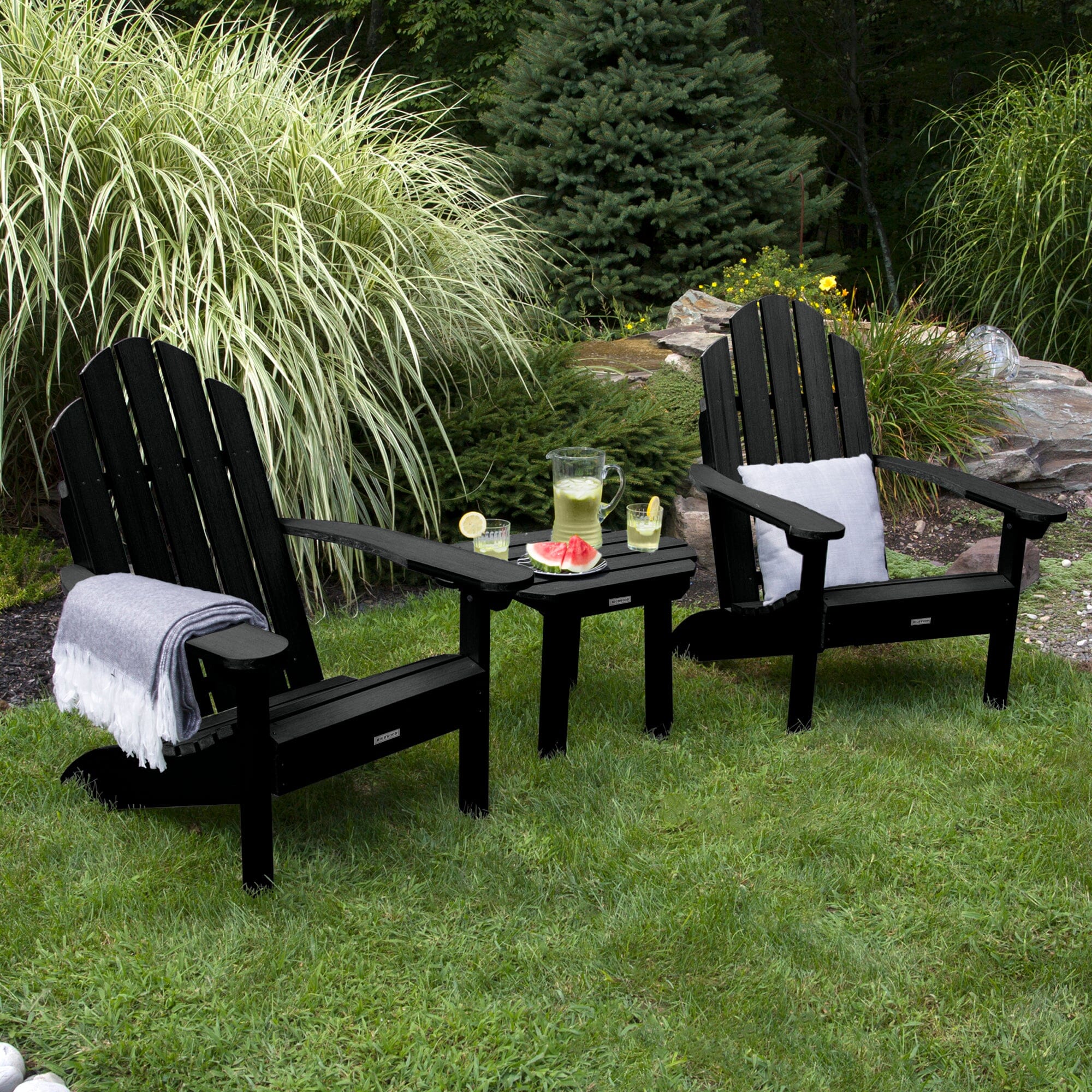 2 Classic Westport Adirondack Chairs with Westport Side Table - Image 4