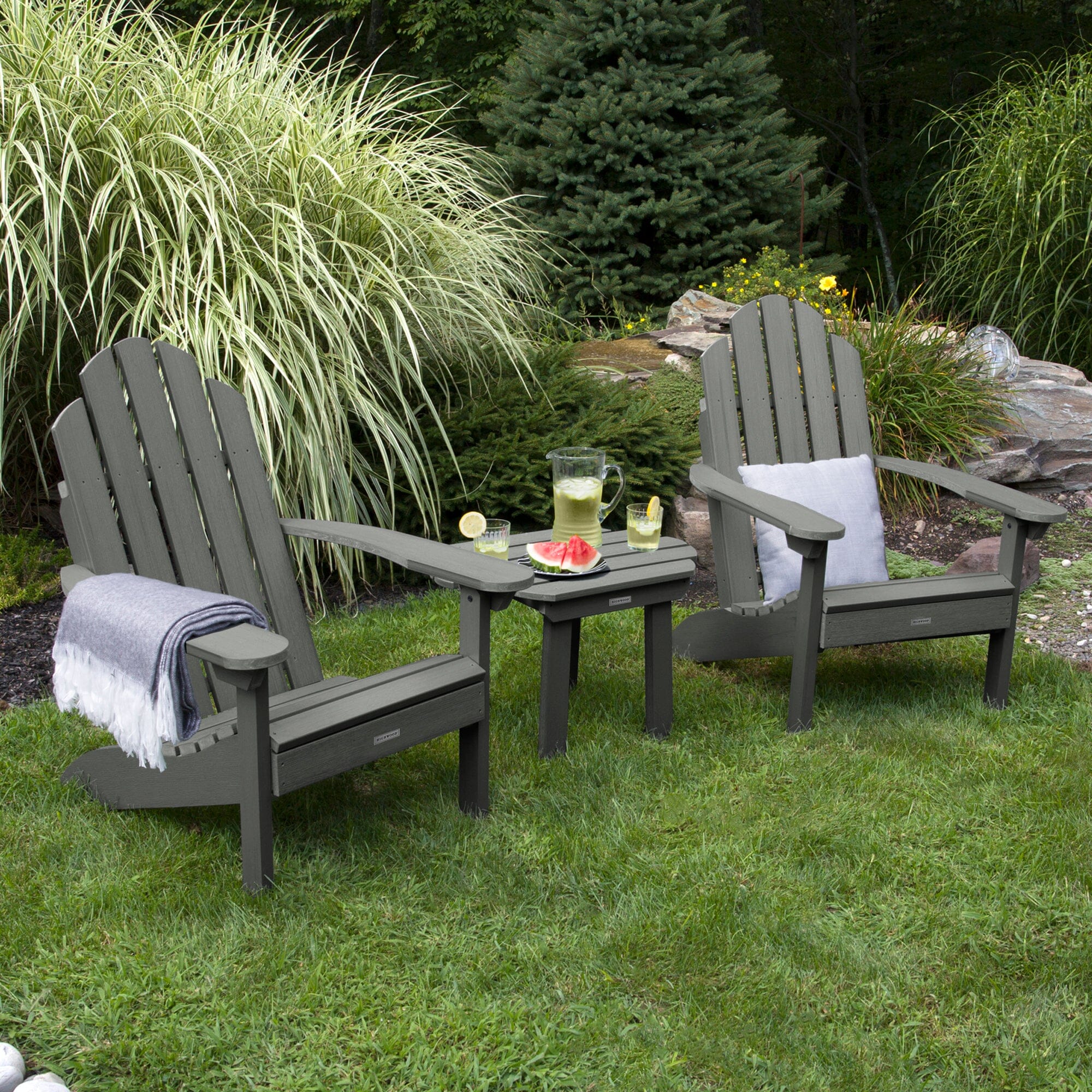 2 Classic Westport Adirondack Chairs with Westport Side Table - Image 6