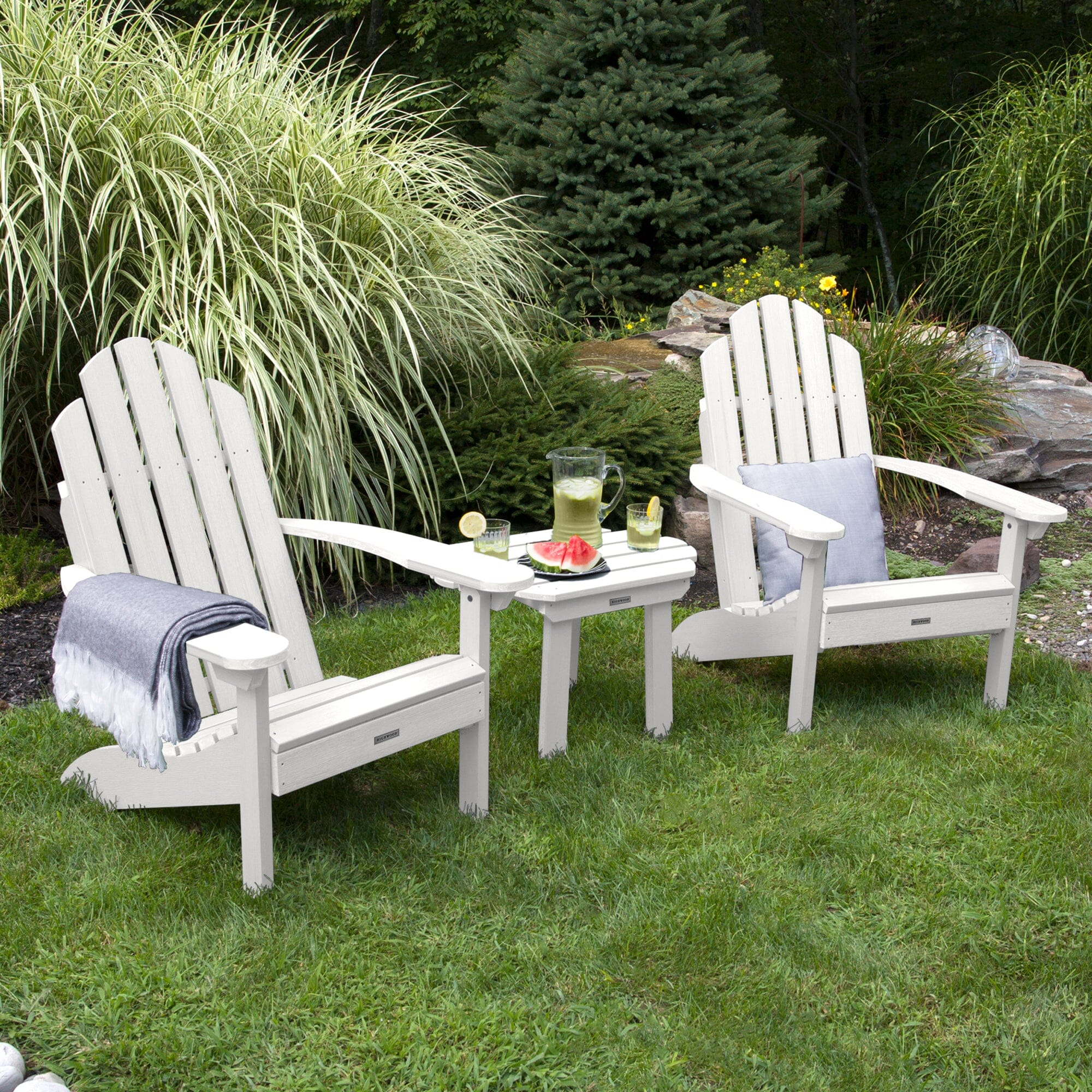2 Classic Westport Adirondack Chairs with Westport Side Table - Image 8